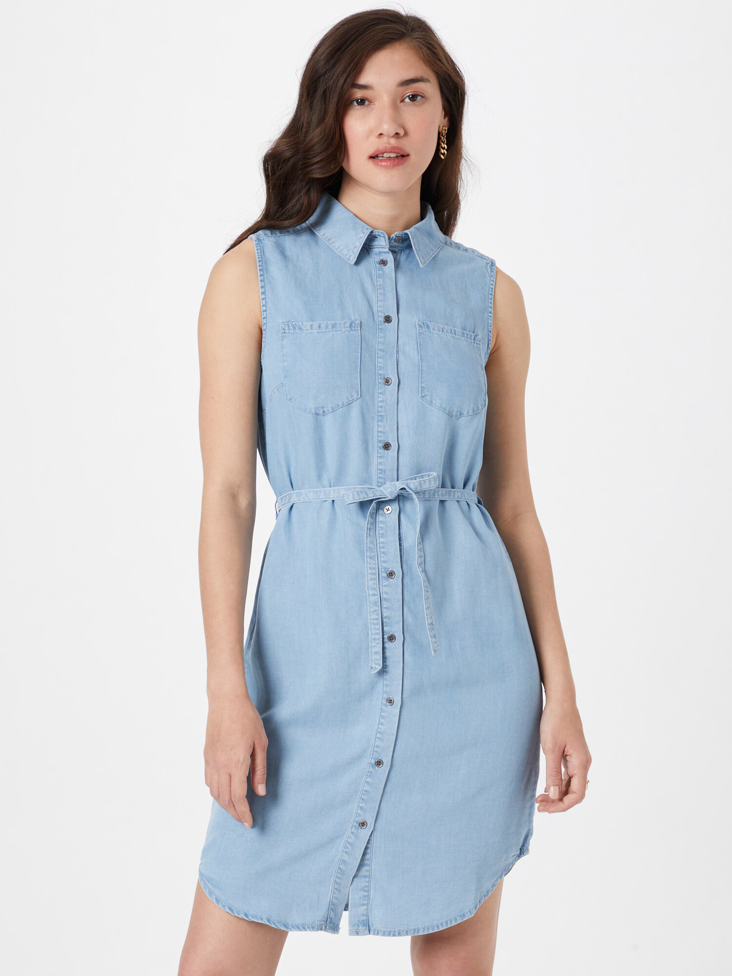 ONLY Rochie tip bluză 'CLAIRE' albastru denim - Pled.ro