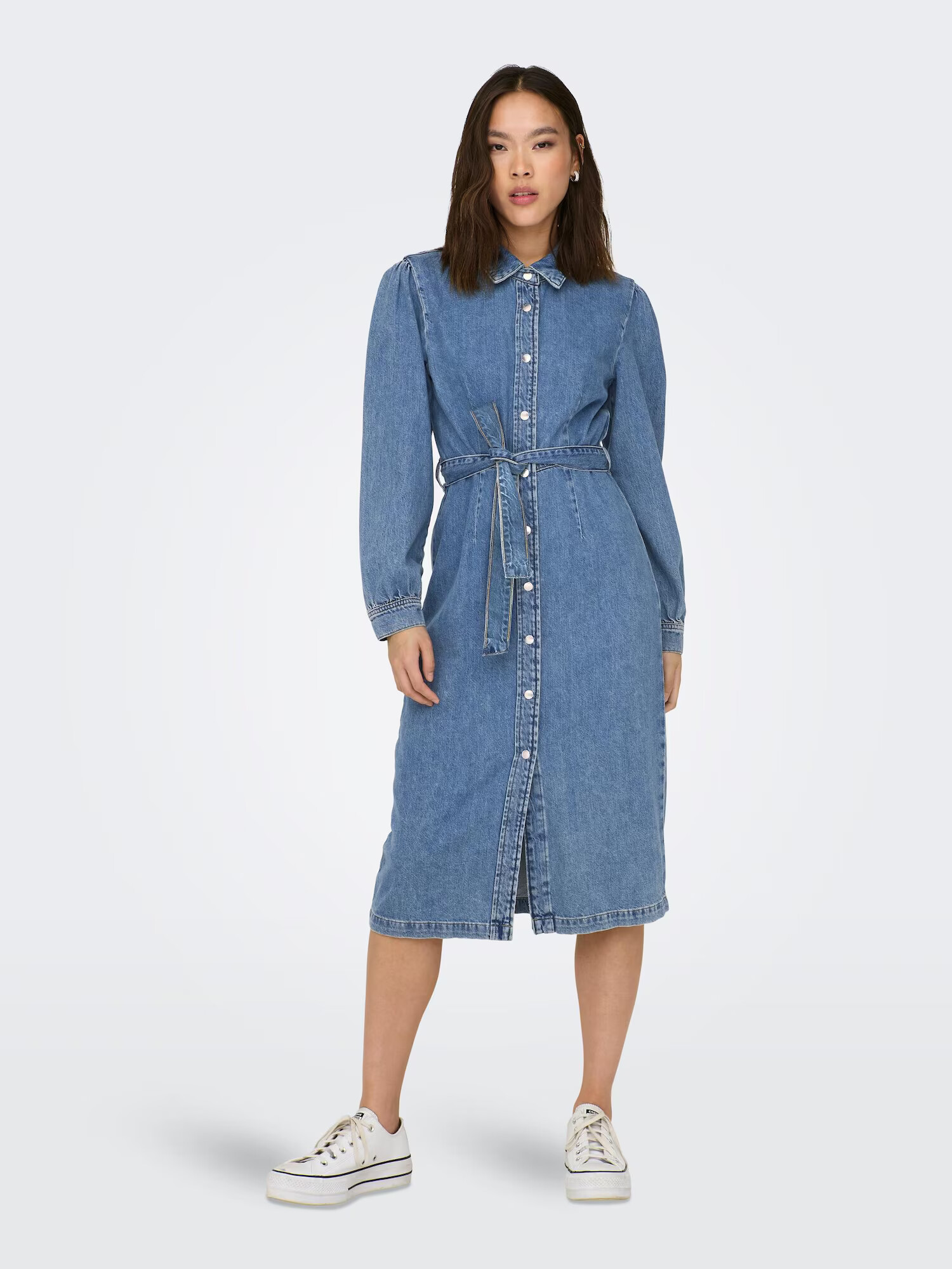 ONLY Rochie tip bluză 'IDUN' albastru denim - Pled.ro