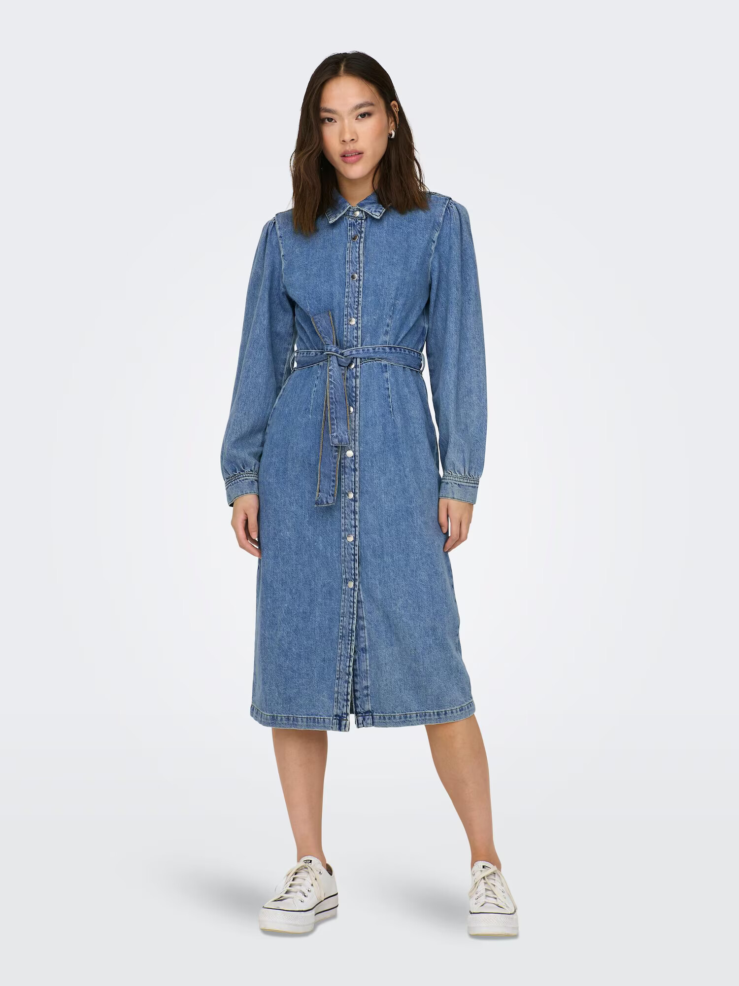 ONLY Rochie tip bluză 'IDUN' albastru denim - Pled.ro