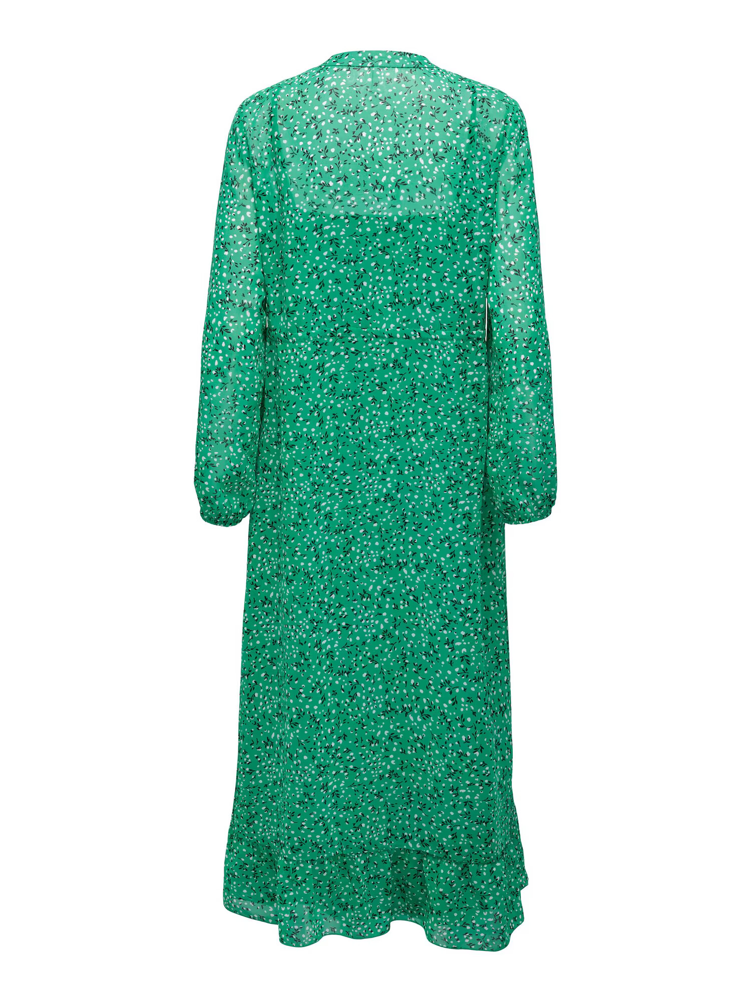 ONLY Rochie tip bluză 'LUCIA DITZY' verde / negru / alb - Pled.ro