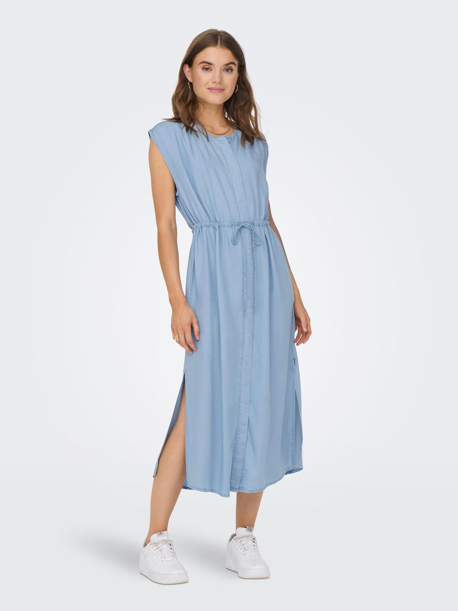 ONLY Rochie tip bluză 'PEMA' albastru denim - Pled.ro