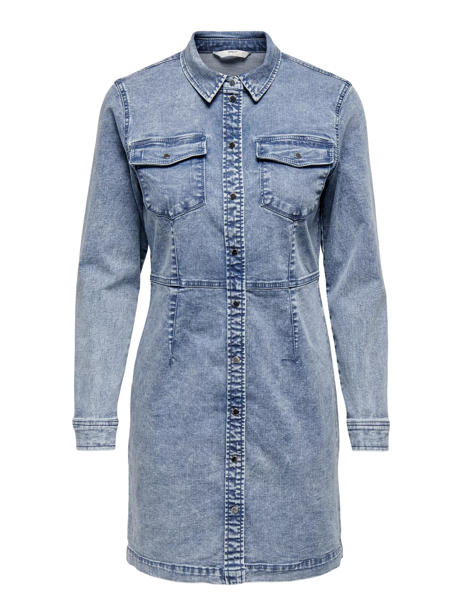 ONLY Rochie tip bluză 'Tammi' albastru denim - Pled.ro