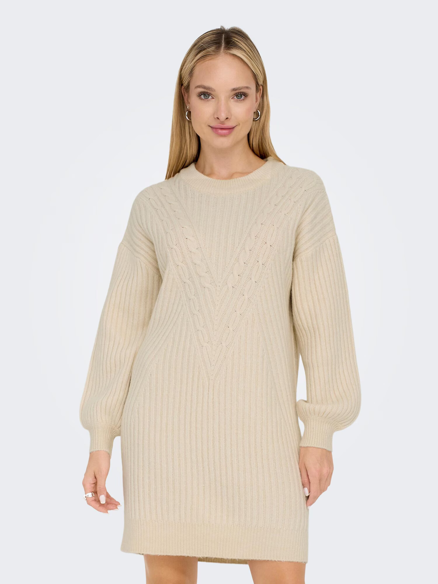 ONLY Rochie tricotat 'ALLIE' bej - Pled.ro