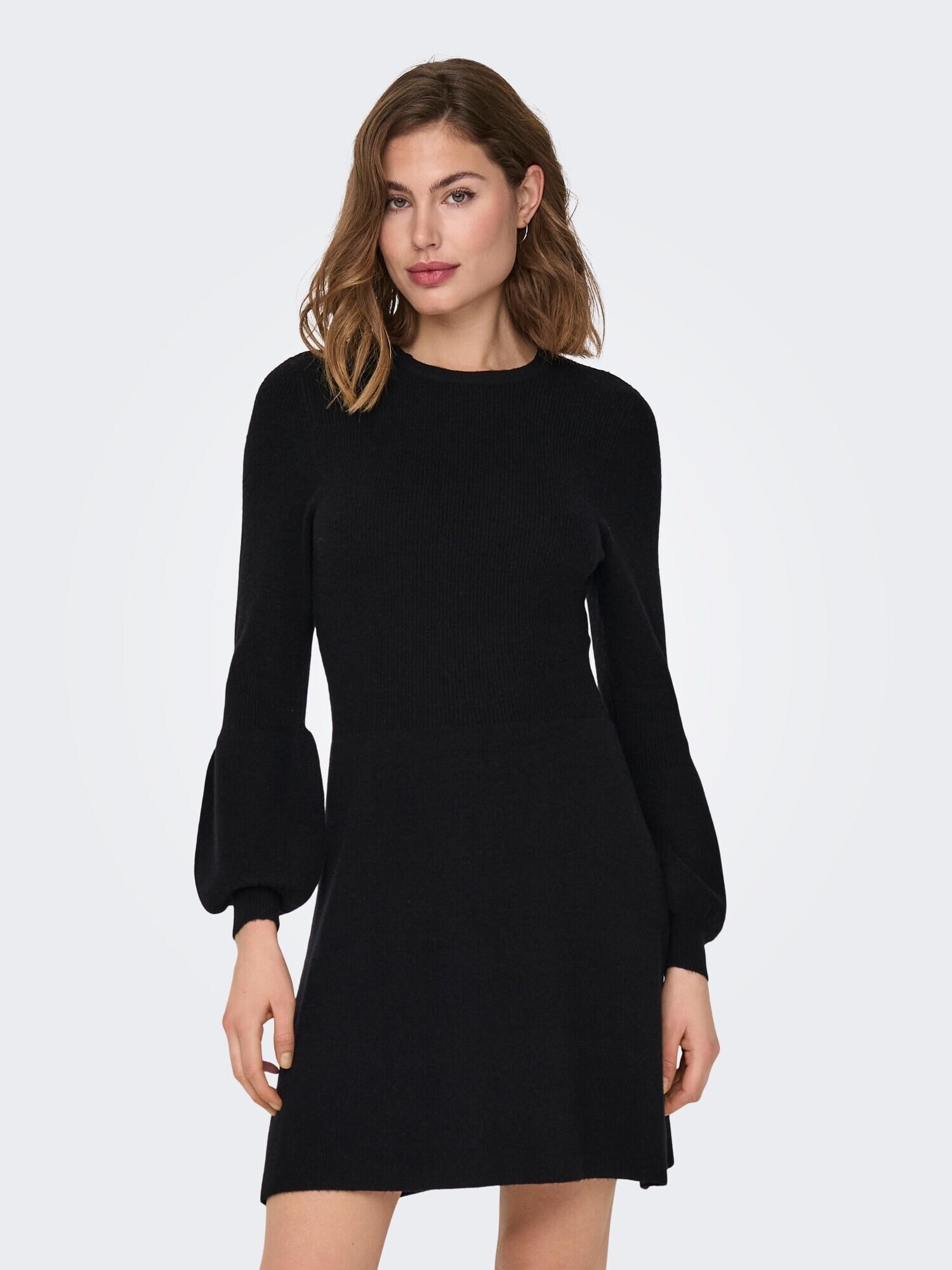 ONLY Rochie tricotat 'IBI' negru - Pled.ro