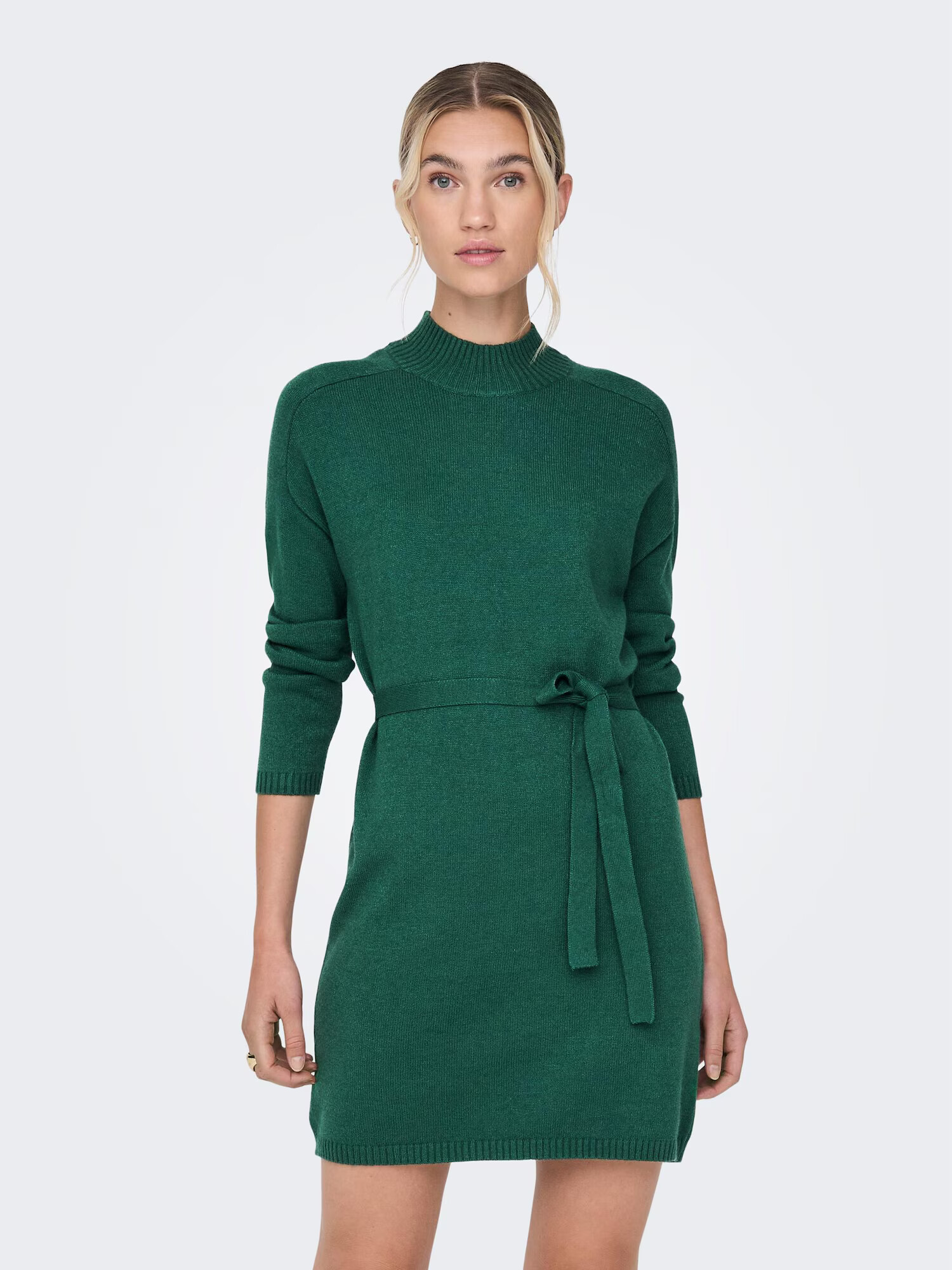 ONLY Rochie tricotat 'Leva' verde închis - Pled.ro