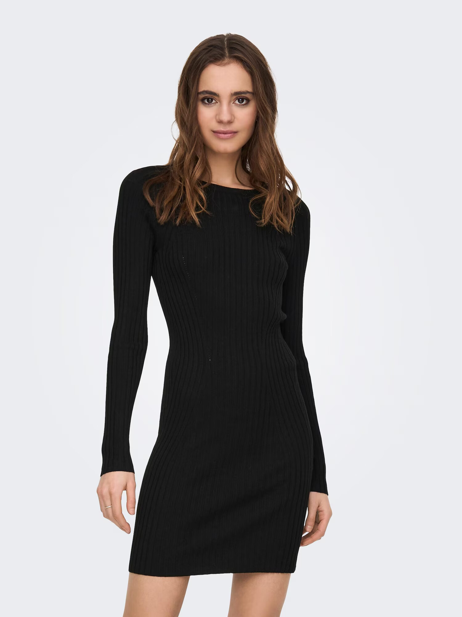 ONLY Rochie tricotat 'MEDDI' negru - Pled.ro