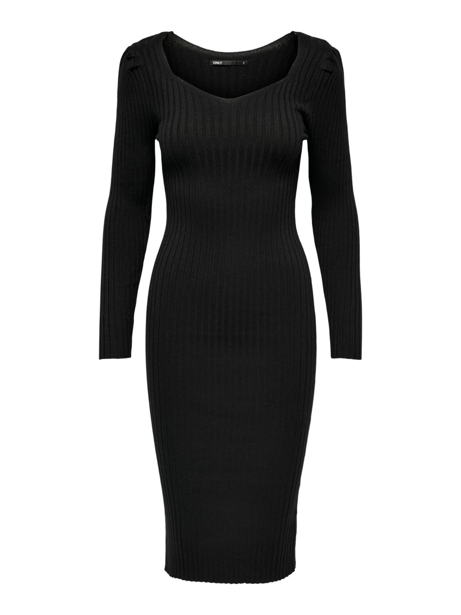 ONLY Rochie tricotat negru - Pled.ro