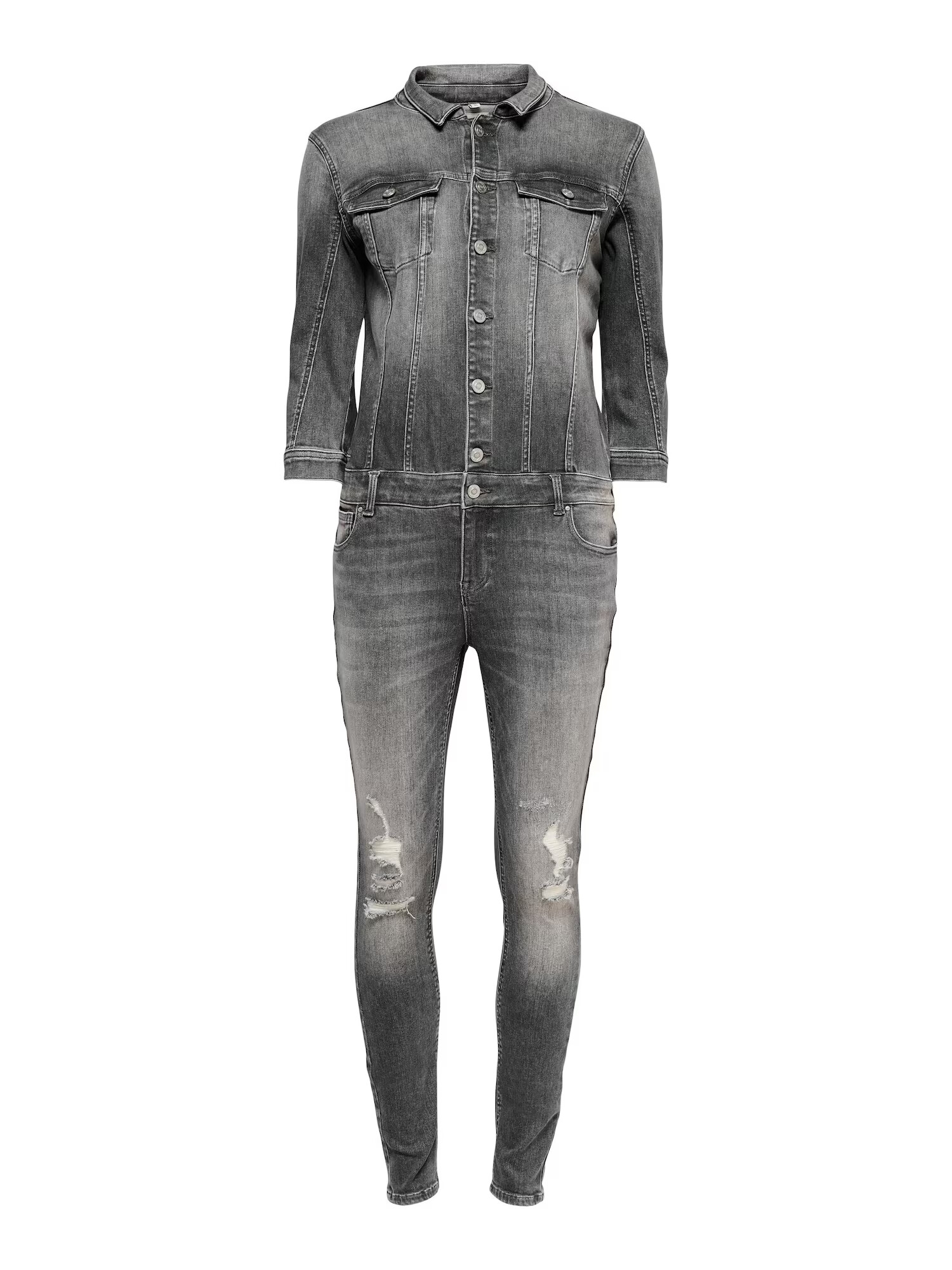 ONLY Salopeta 'JULIA' gri denim - Pled.ro