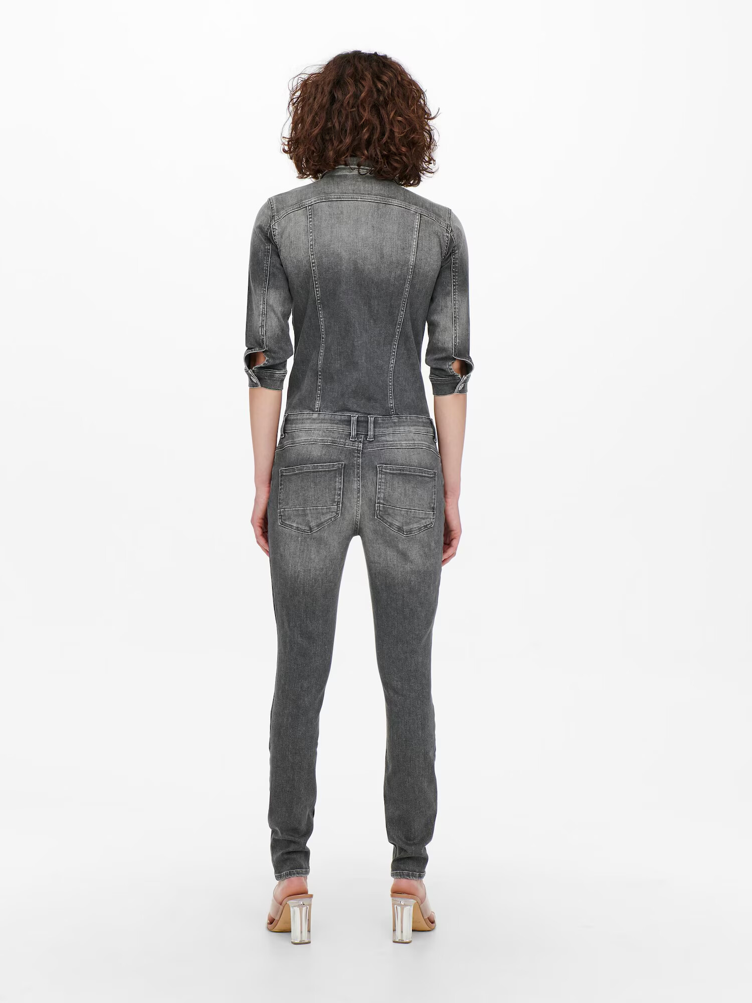 ONLY Salopeta 'JULIA' gri denim - Pled.ro