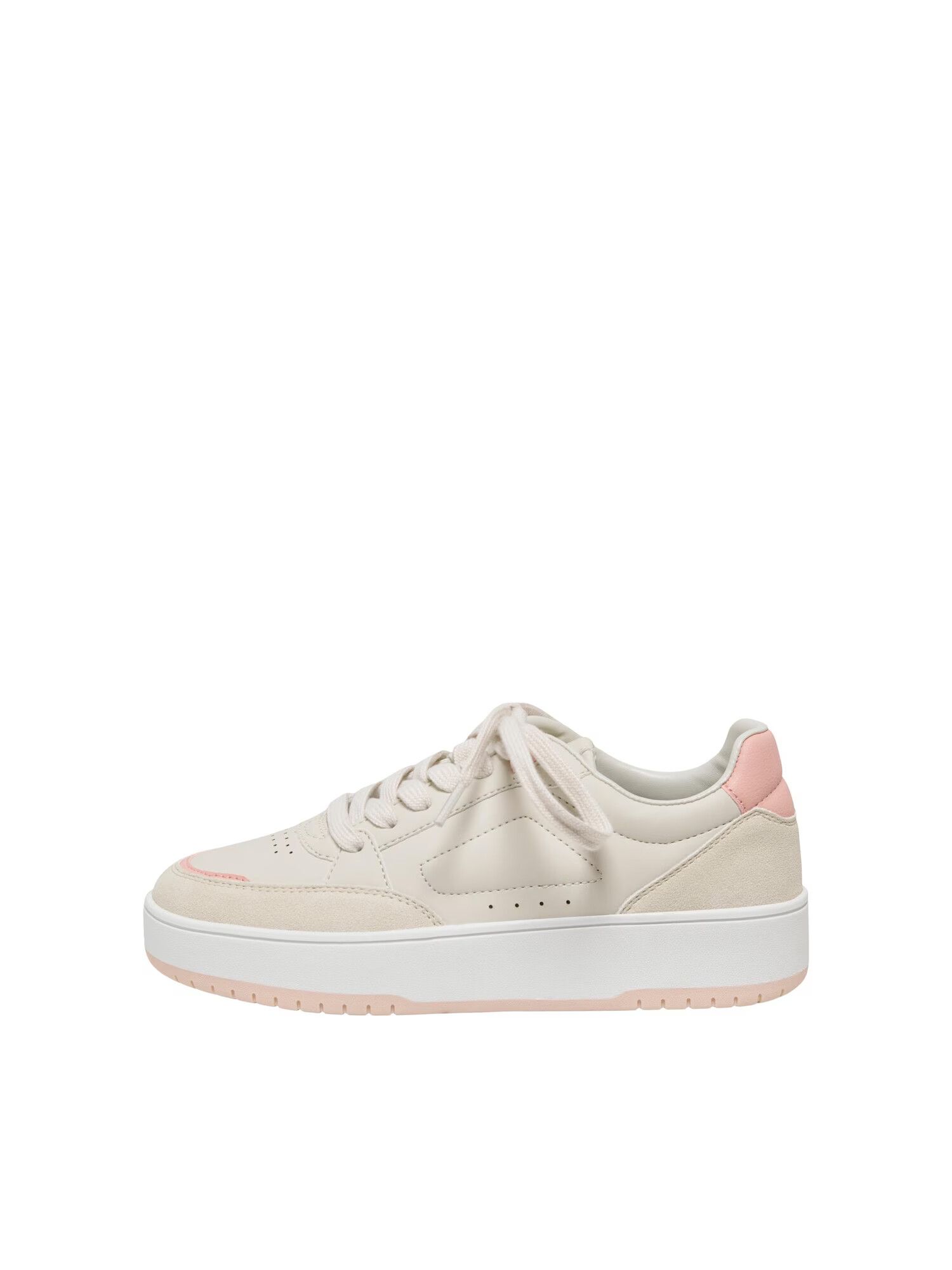 ONLY Sneaker low 'SAPHIRE' crem / roz pal - Pled.ro