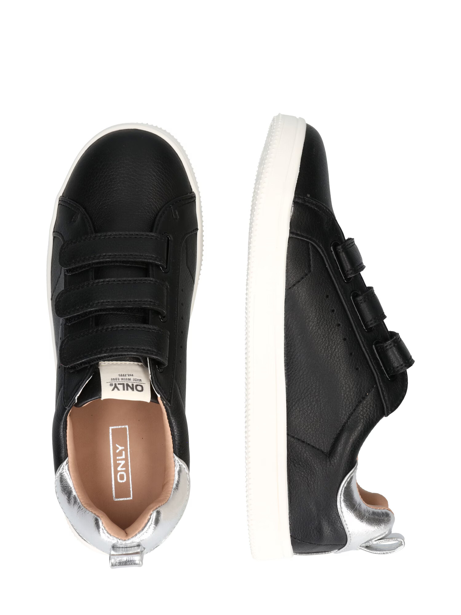 ONLY Sneaker low 'Shilo' negru / argintiu - Pled.ro