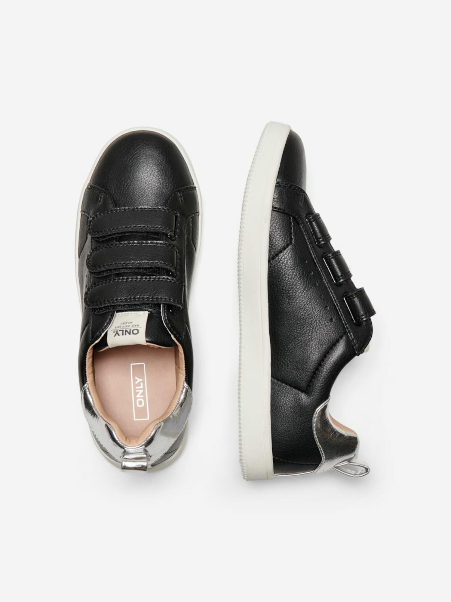 ONLY Sneaker low 'Shilo' negru / argintiu - Pled.ro