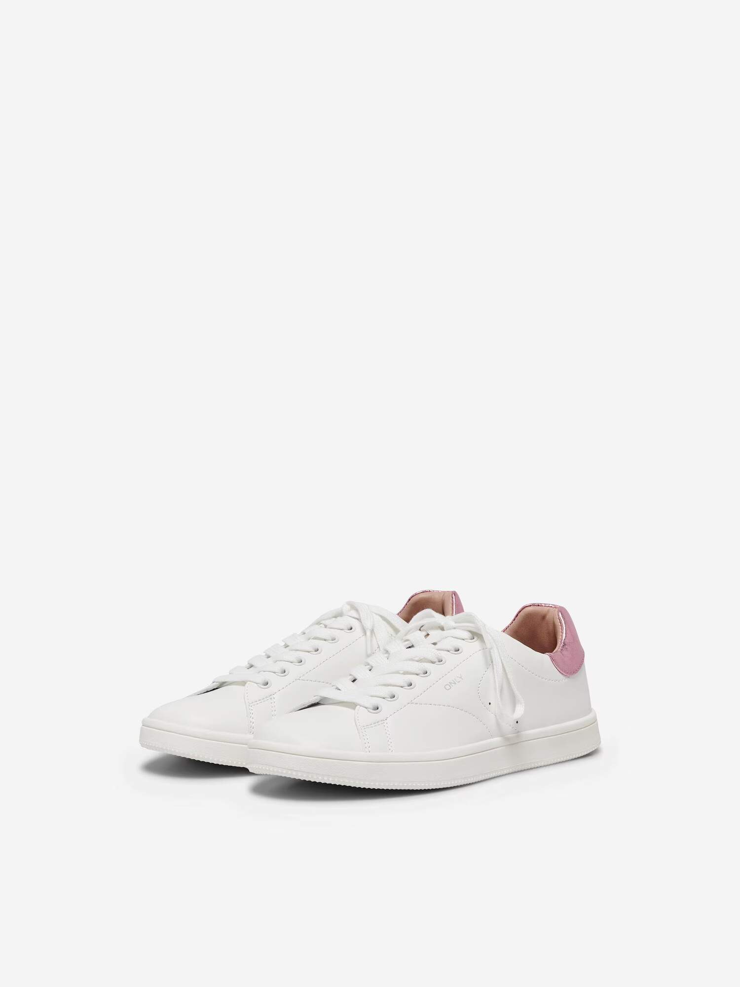 ONLY Sneaker low 'Shilo' rosé / alb - Pled.ro