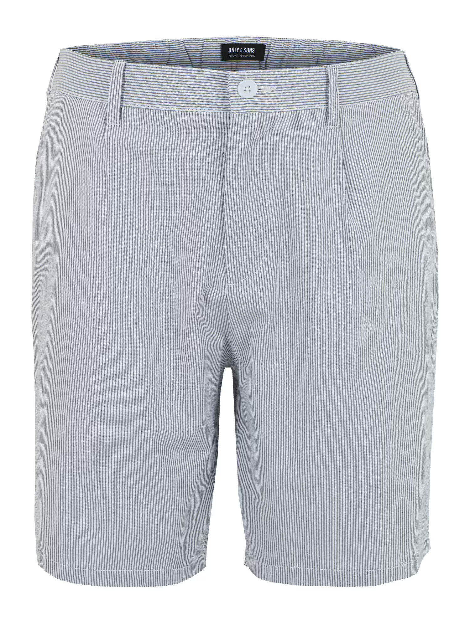 Only & Sons Big & Tall Pantaloni eleganți 'DEW' albastru fumuriu / alb - Pled.ro