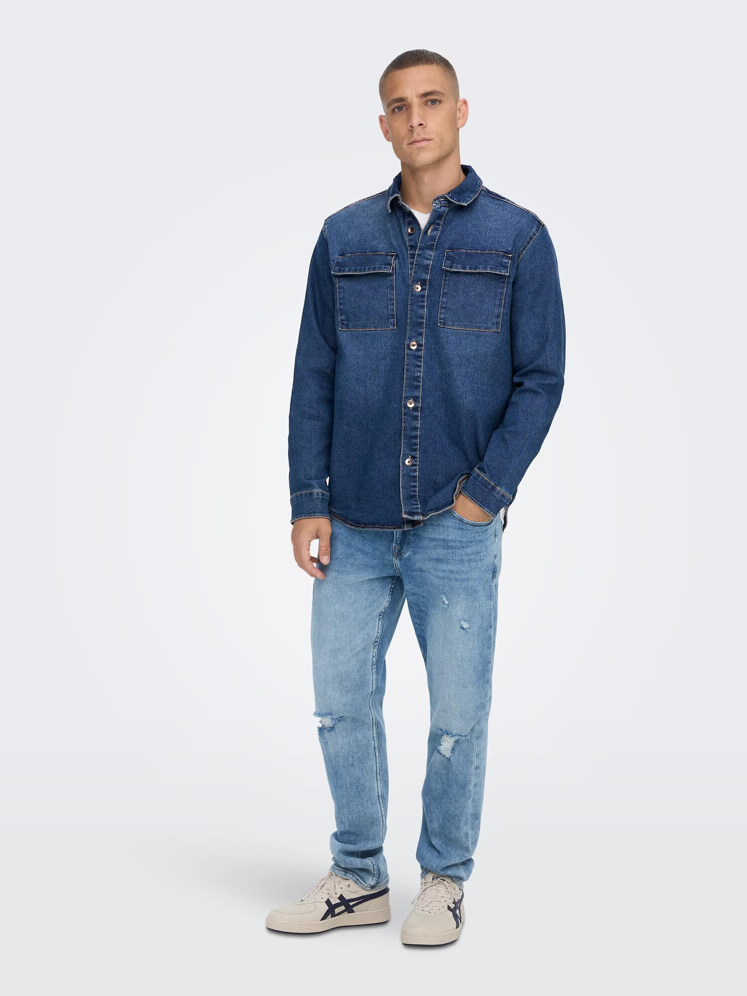 Only & Sons Cămașă 'CAMON' albastru denim - Pled.ro