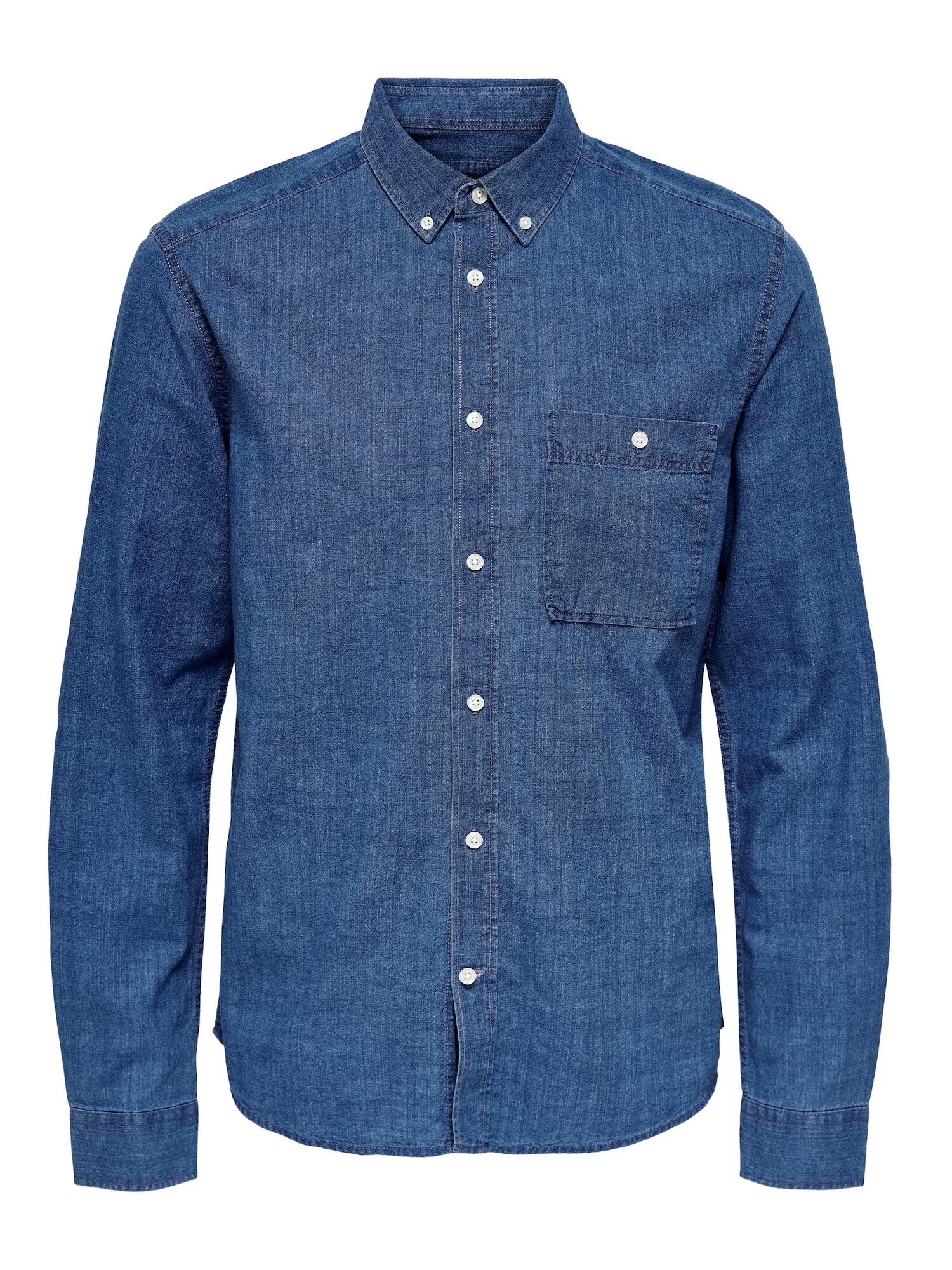 Only & Sons Cămașă 'Chambray' albastru denim - Pled.ro