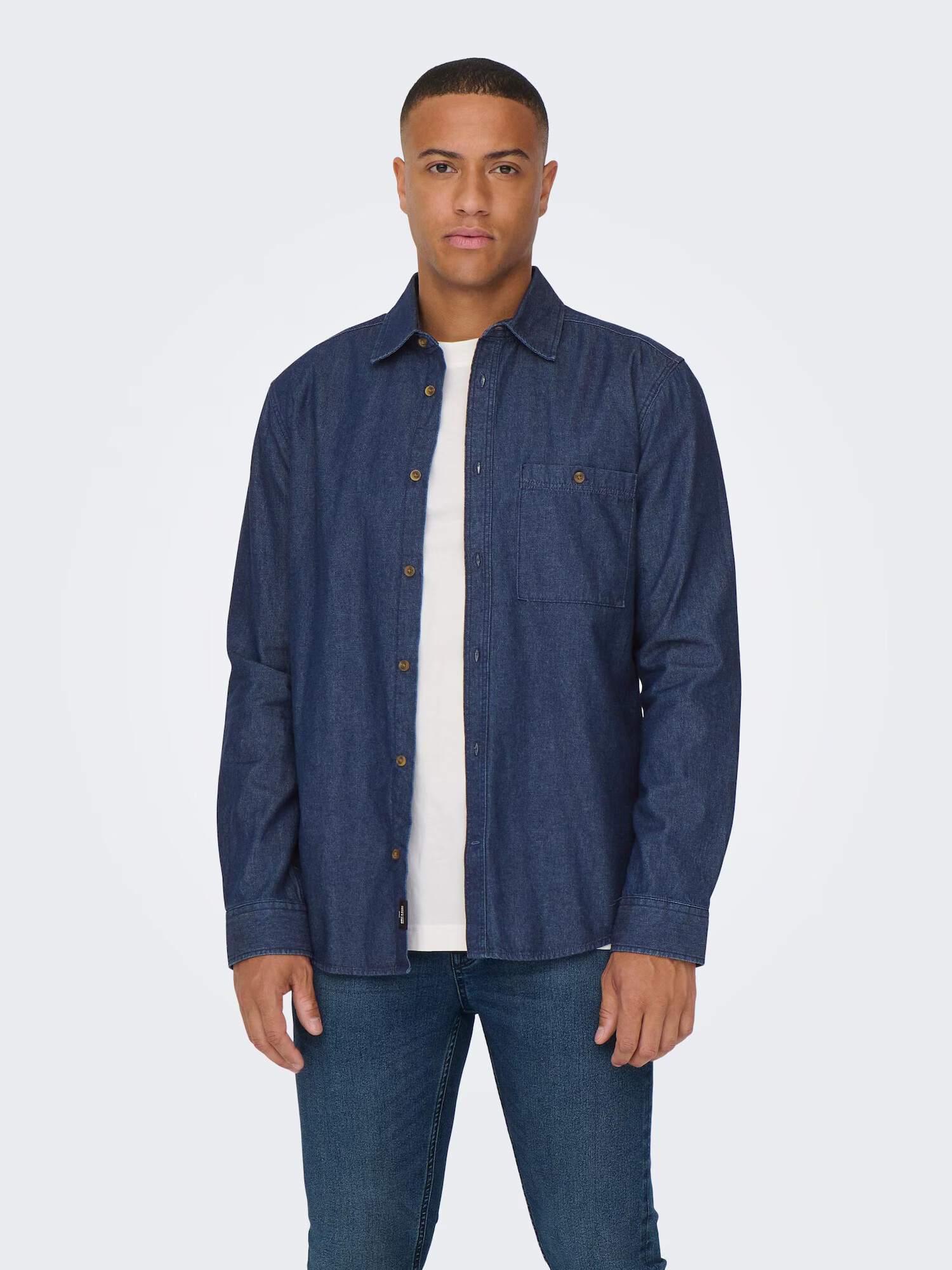 Only & Sons Cămașă 'LEX' albastru denim - Pled.ro