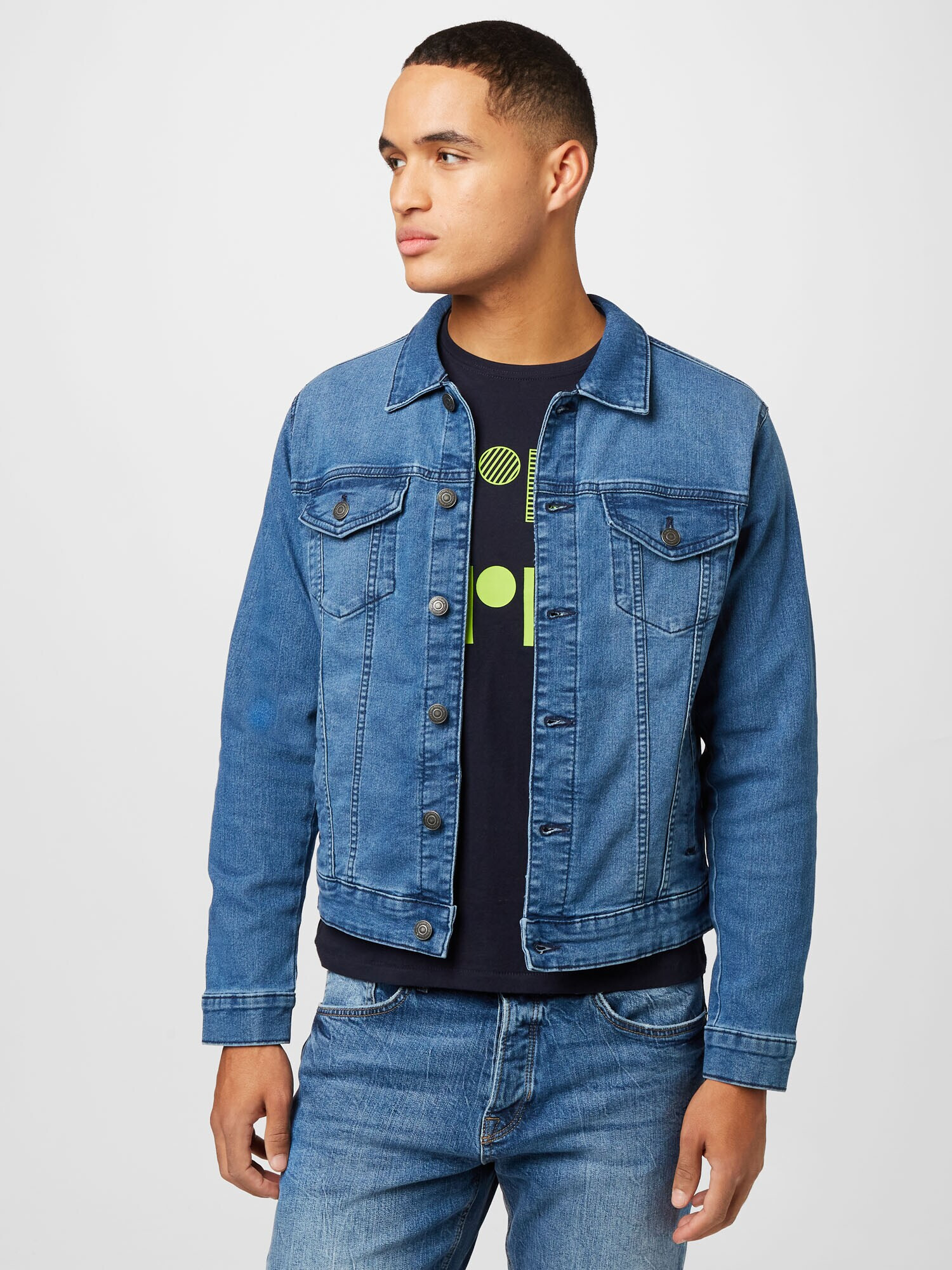 Only & Sons Geacă de primăvară-toamnă 'Coin' albastru denim - Pled.ro