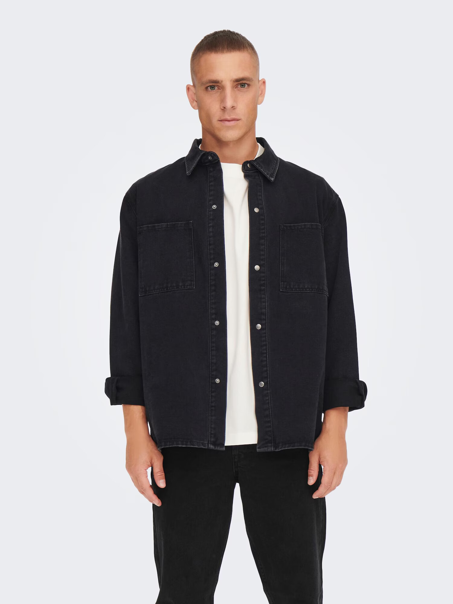 Only & Sons Geacă de primăvară-toamnă 'Dago' negru denim - Pled.ro