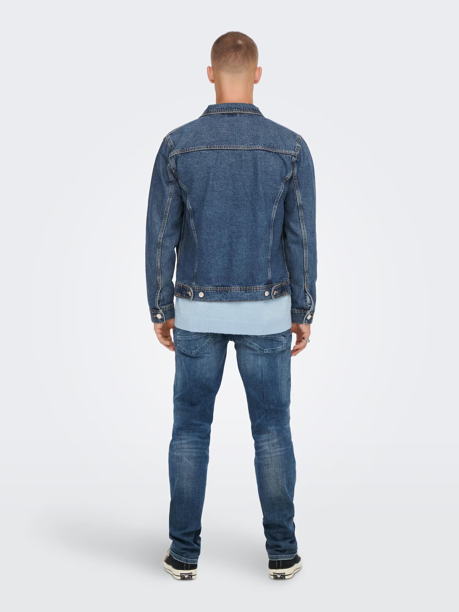 Only & Sons Geacă de primăvară-toamnă 'Duke' albastru denim - Pled.ro