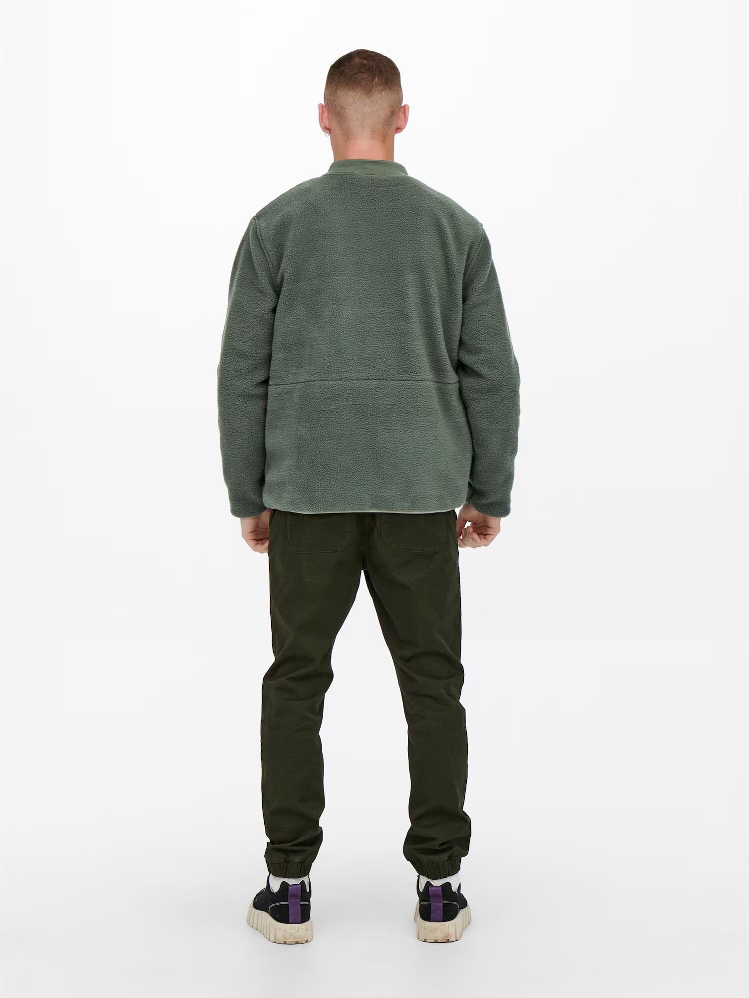 Only & Sons Jachetă fleece 'Sawyer' oliv - Pled.ro