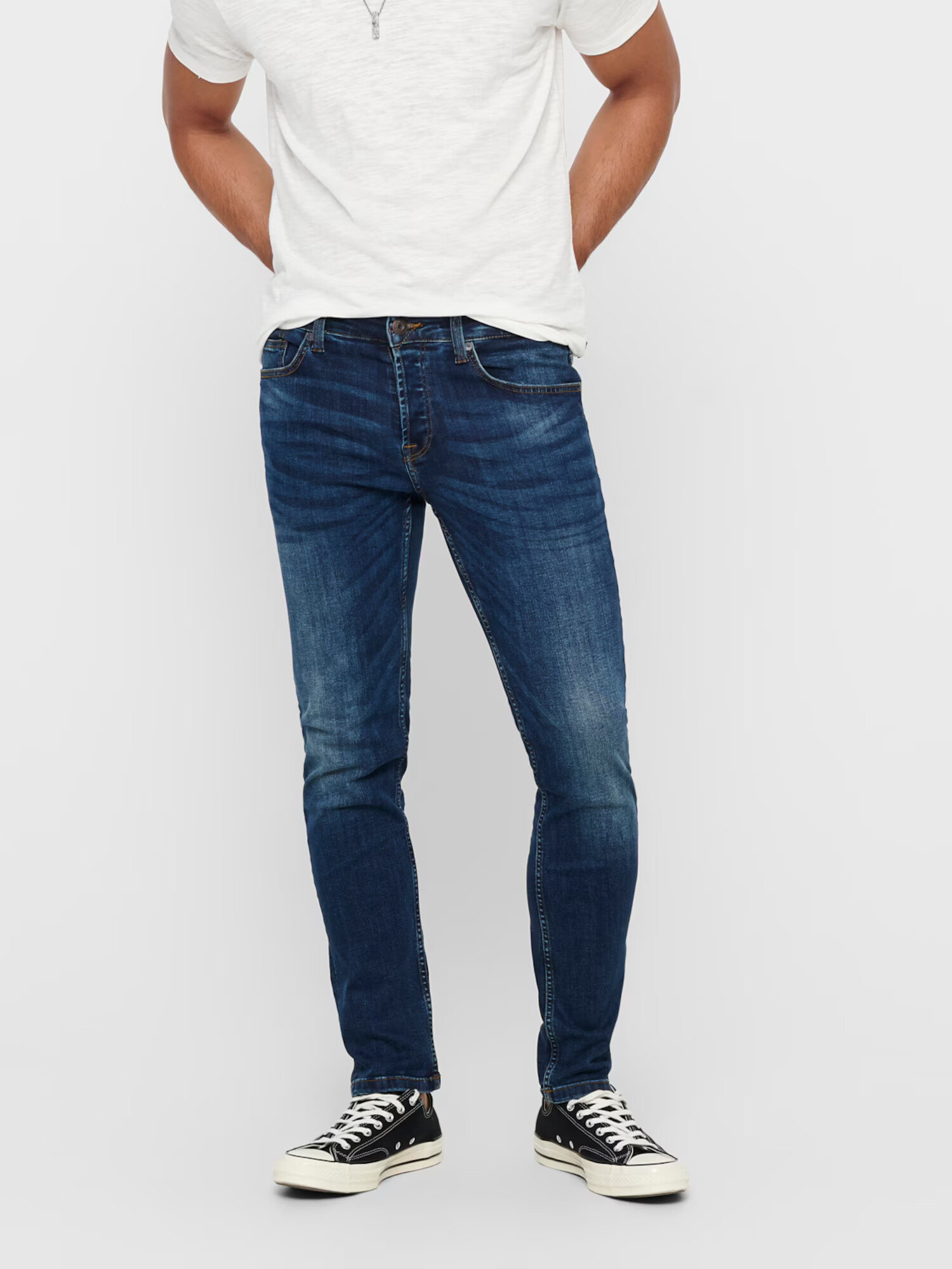 Only & Sons Jeans 'Weft' albastru denim - Pled.ro