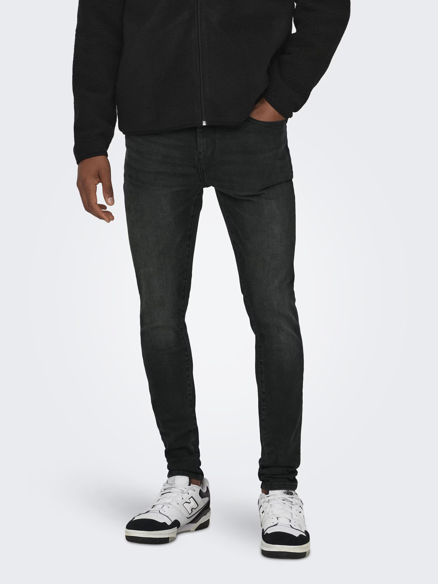 Only & Sons Jeans 'Fly' negru denim - Pled.ro