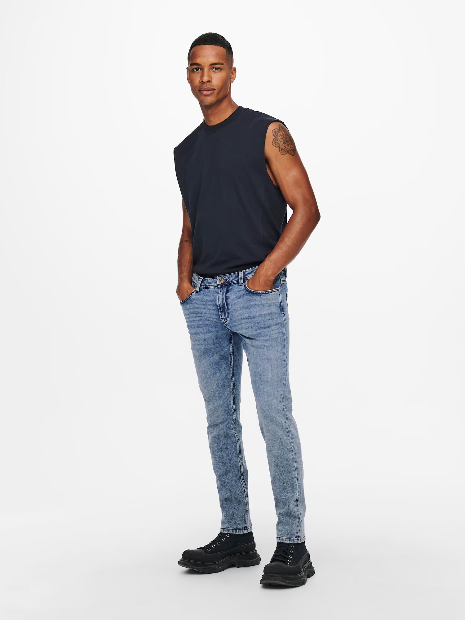 Only & Sons Jeans 'Loom' albastru denim - Pled.ro