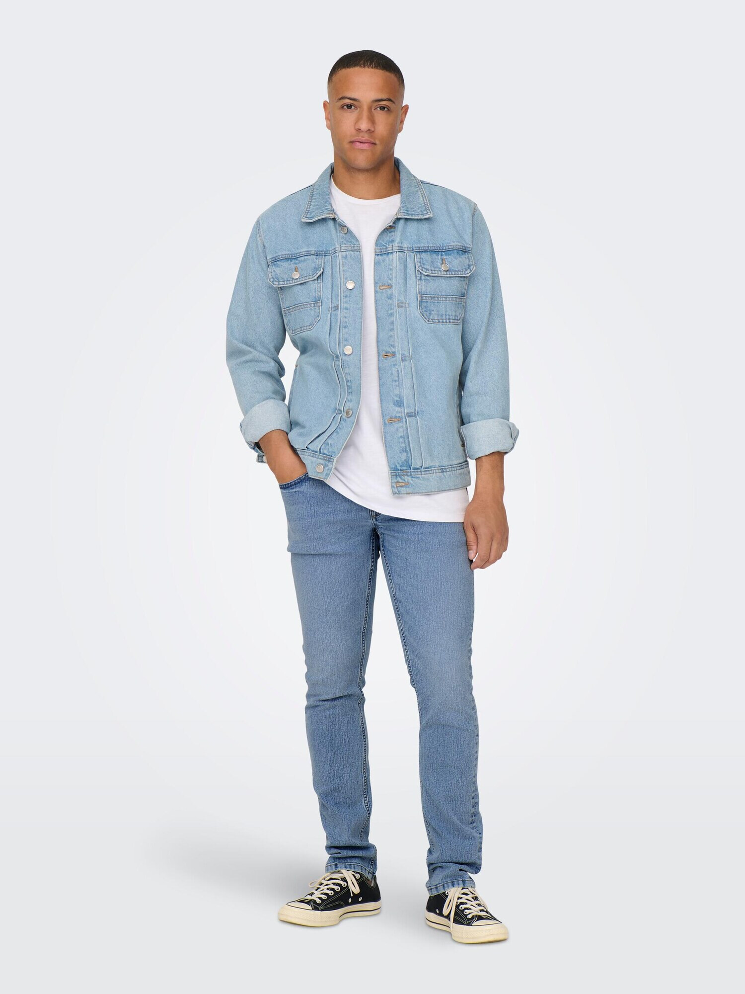 Only & Sons Jeans 'Loom' albastru deschis - Pled.ro