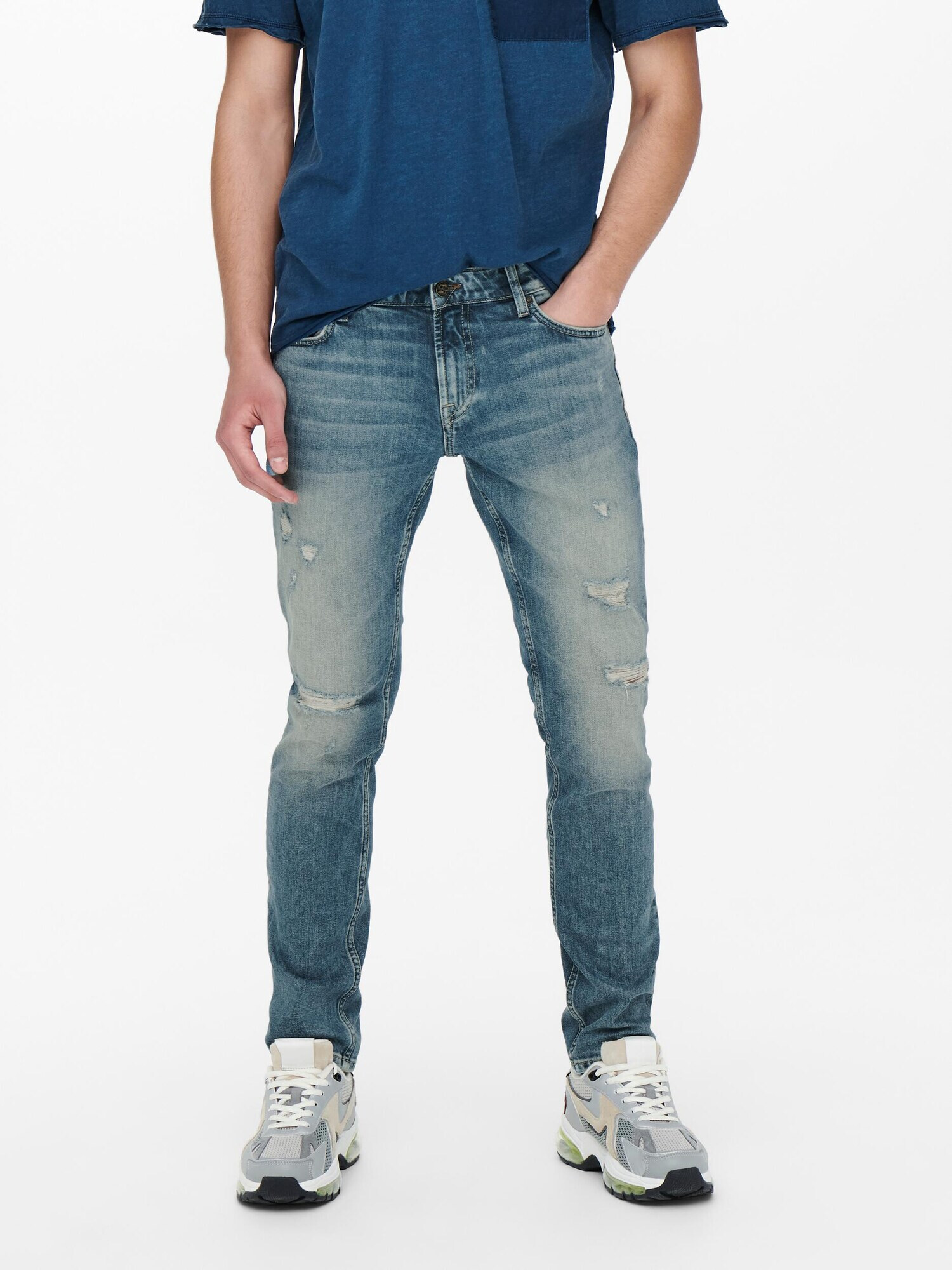 Only & Sons Jeans 'Loom' albastru denim - Pled.ro