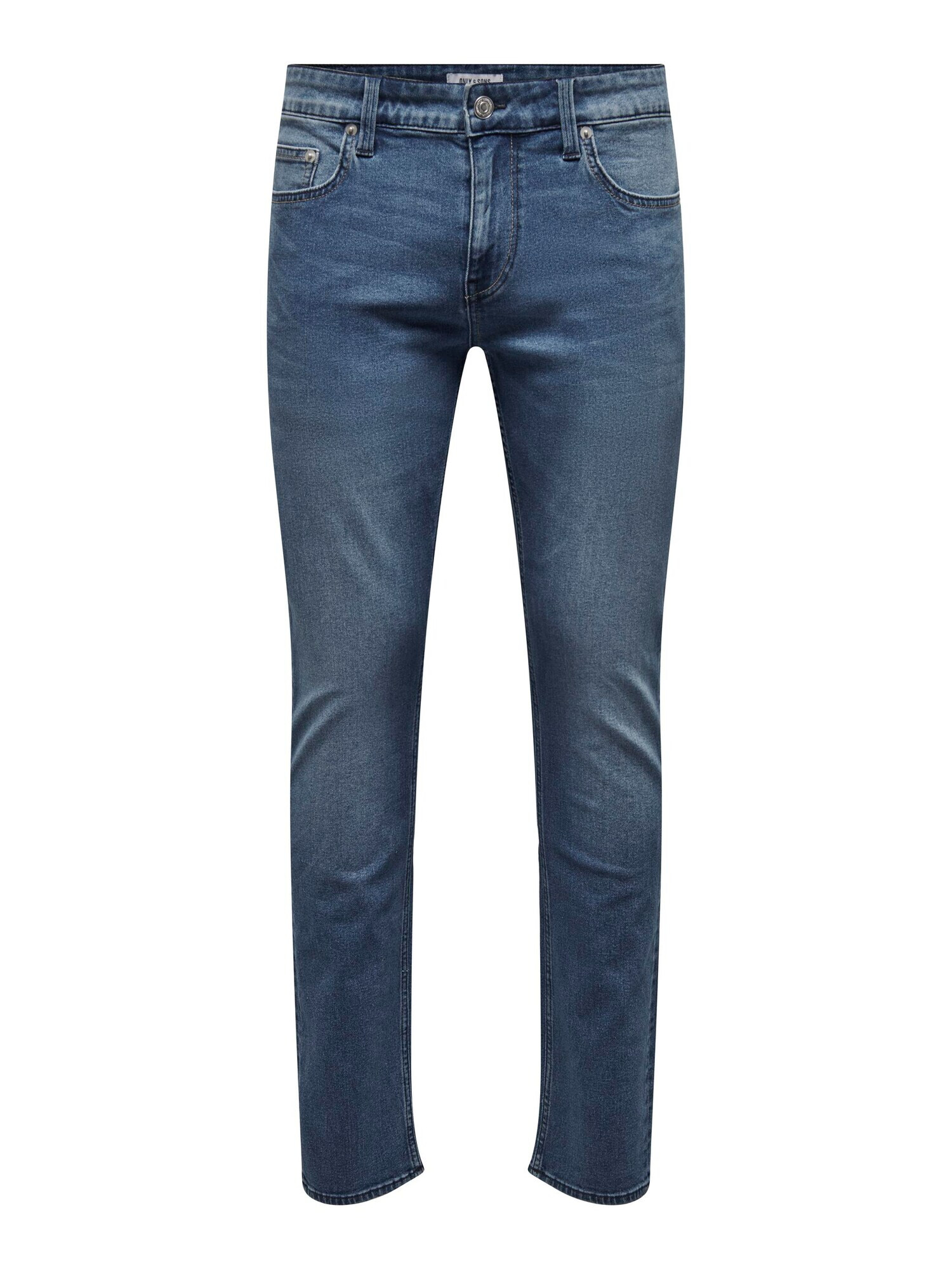 Only & Sons Jeans 'LOOM' albastru denim / maro deschis - Pled.ro