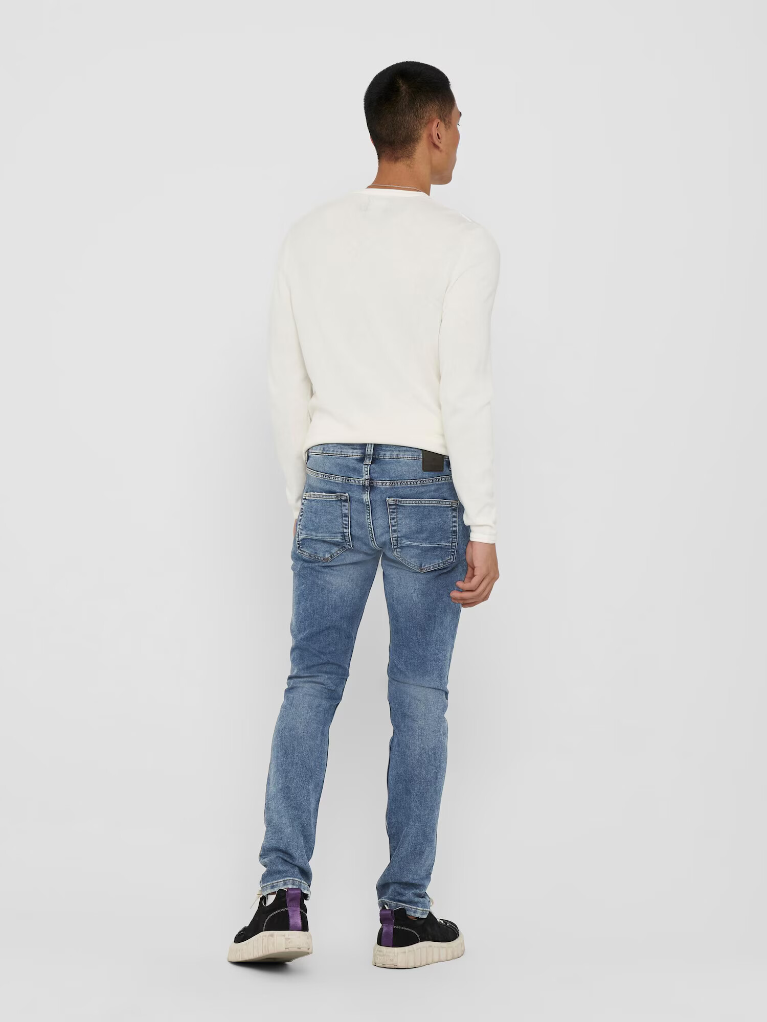 Only & Sons Jeans 'Loom' albastru denim / negru - Pled.ro