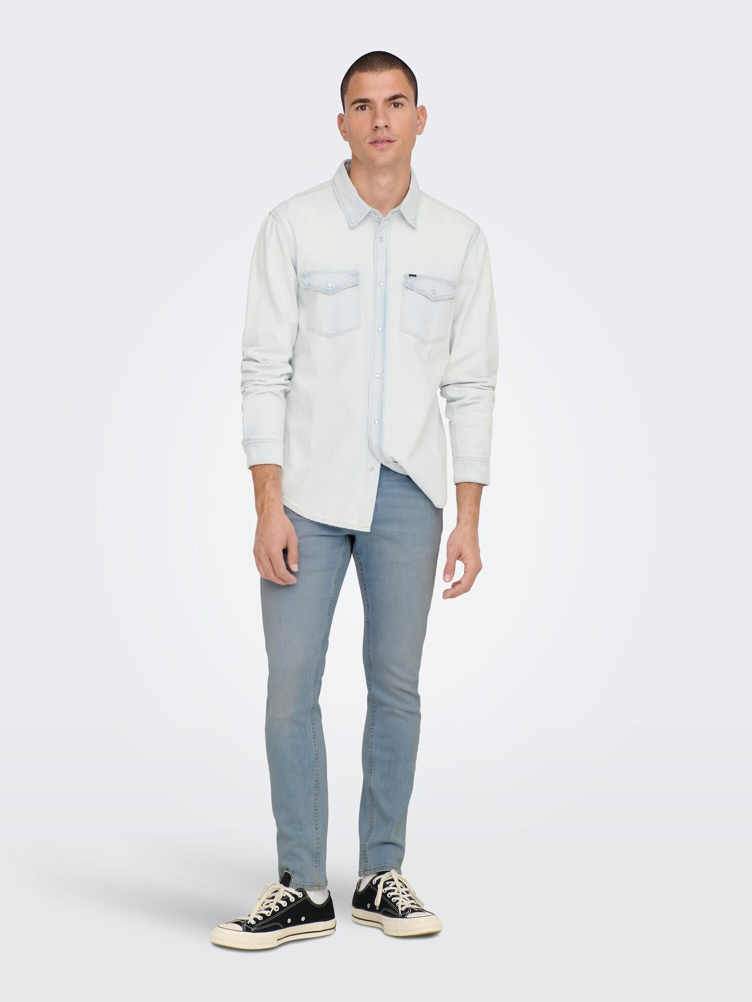 Only & Sons Jeans 'Loom' albastru deschis - Pled.ro