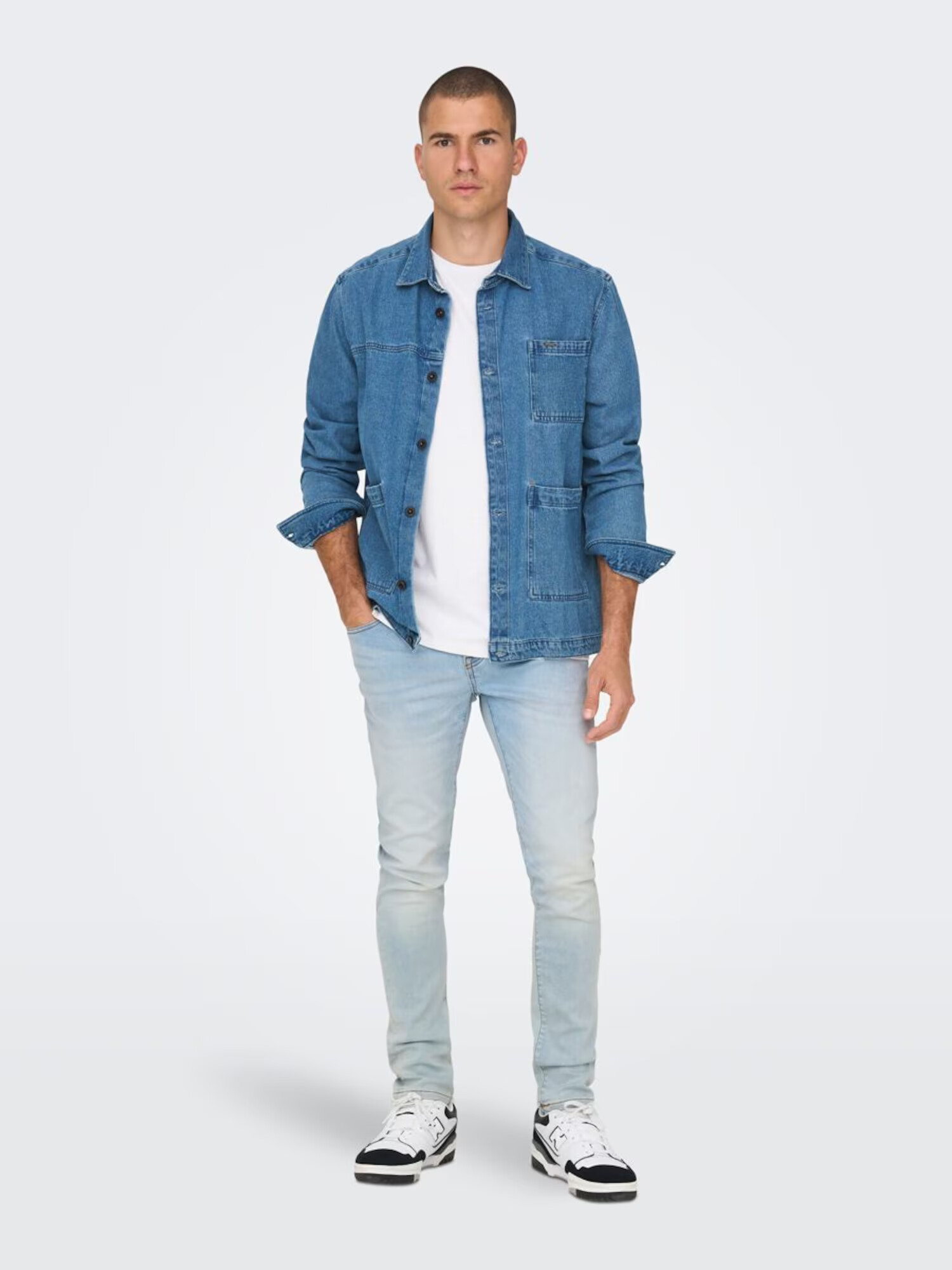 Only & Sons Jeans 'Loom' albastru deschis - Pled.ro