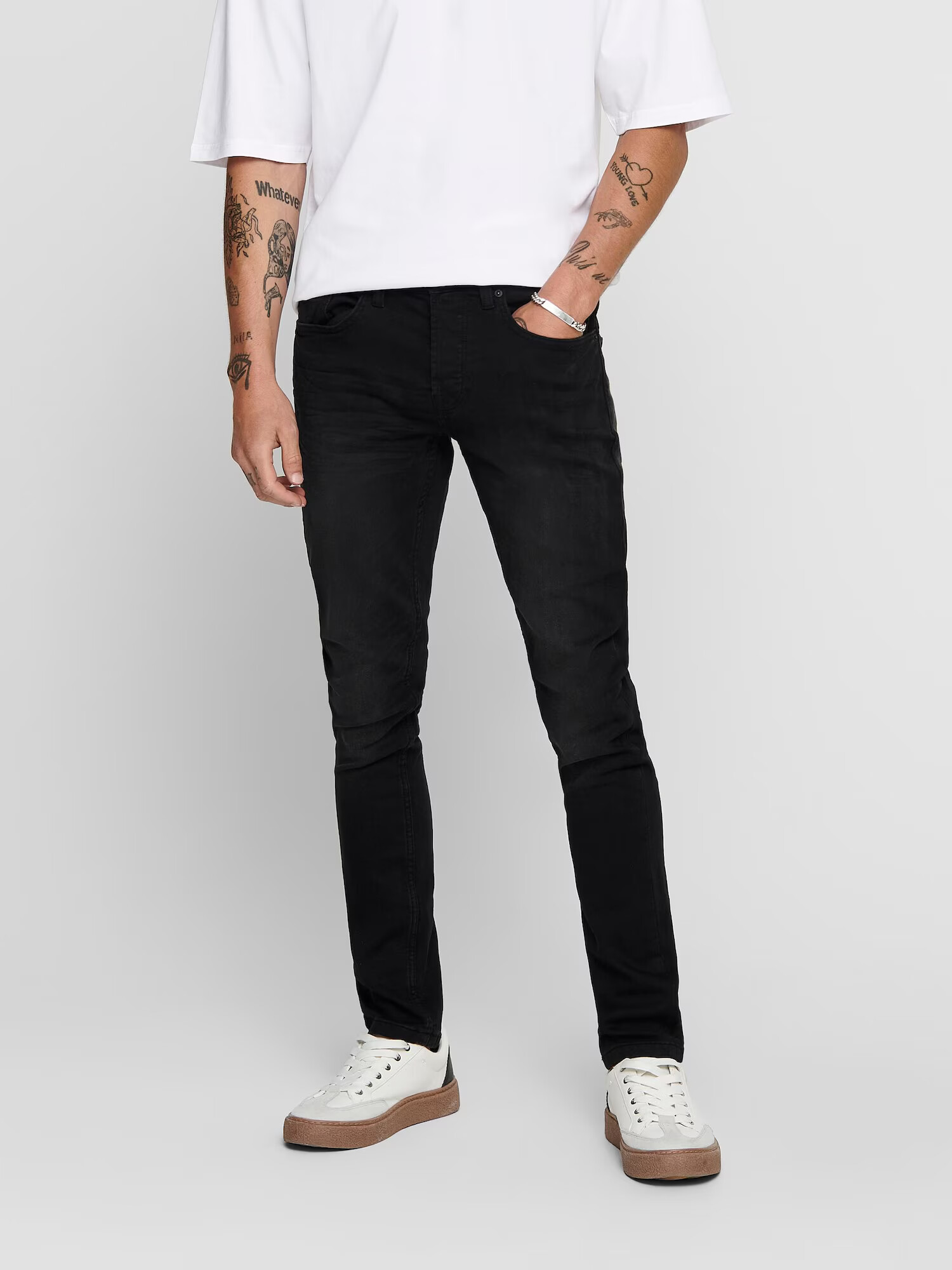 Only & Sons Jeans 'Loom' negru denim - Pled.ro