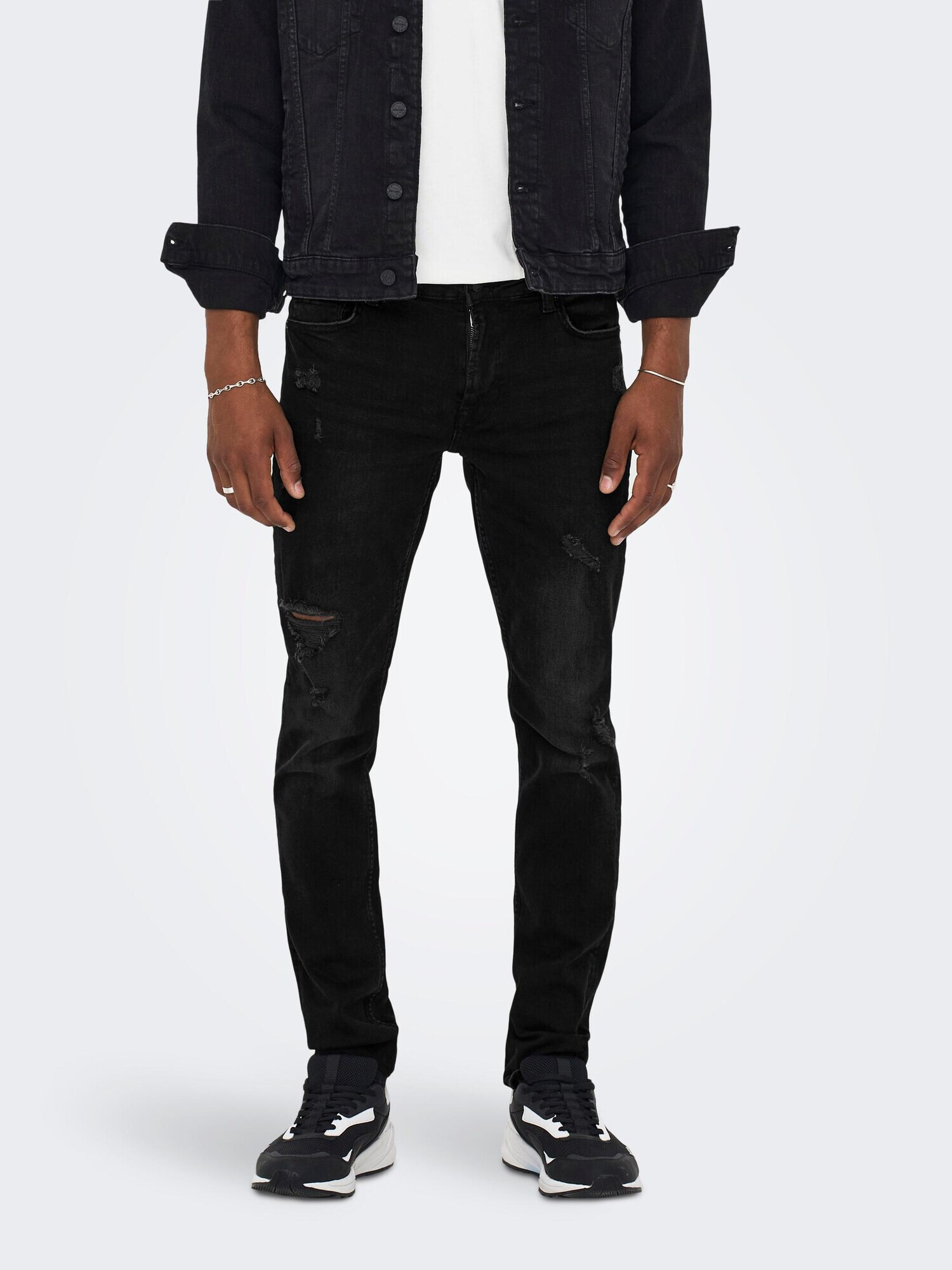 Only & Sons Jeans 'Loom' negru denim - Pled.ro