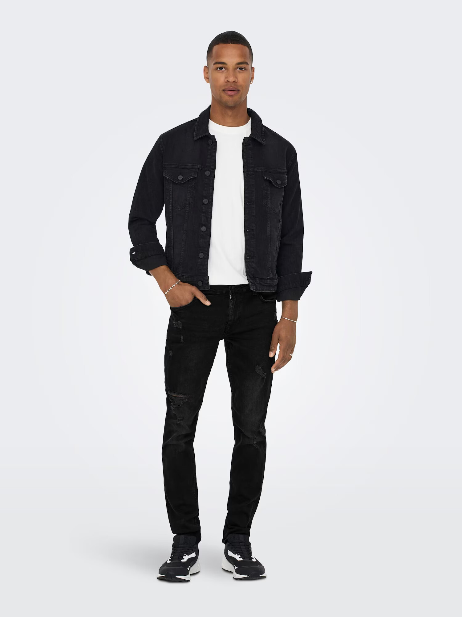 Only & Sons Jeans 'Loom' negru denim - Pled.ro