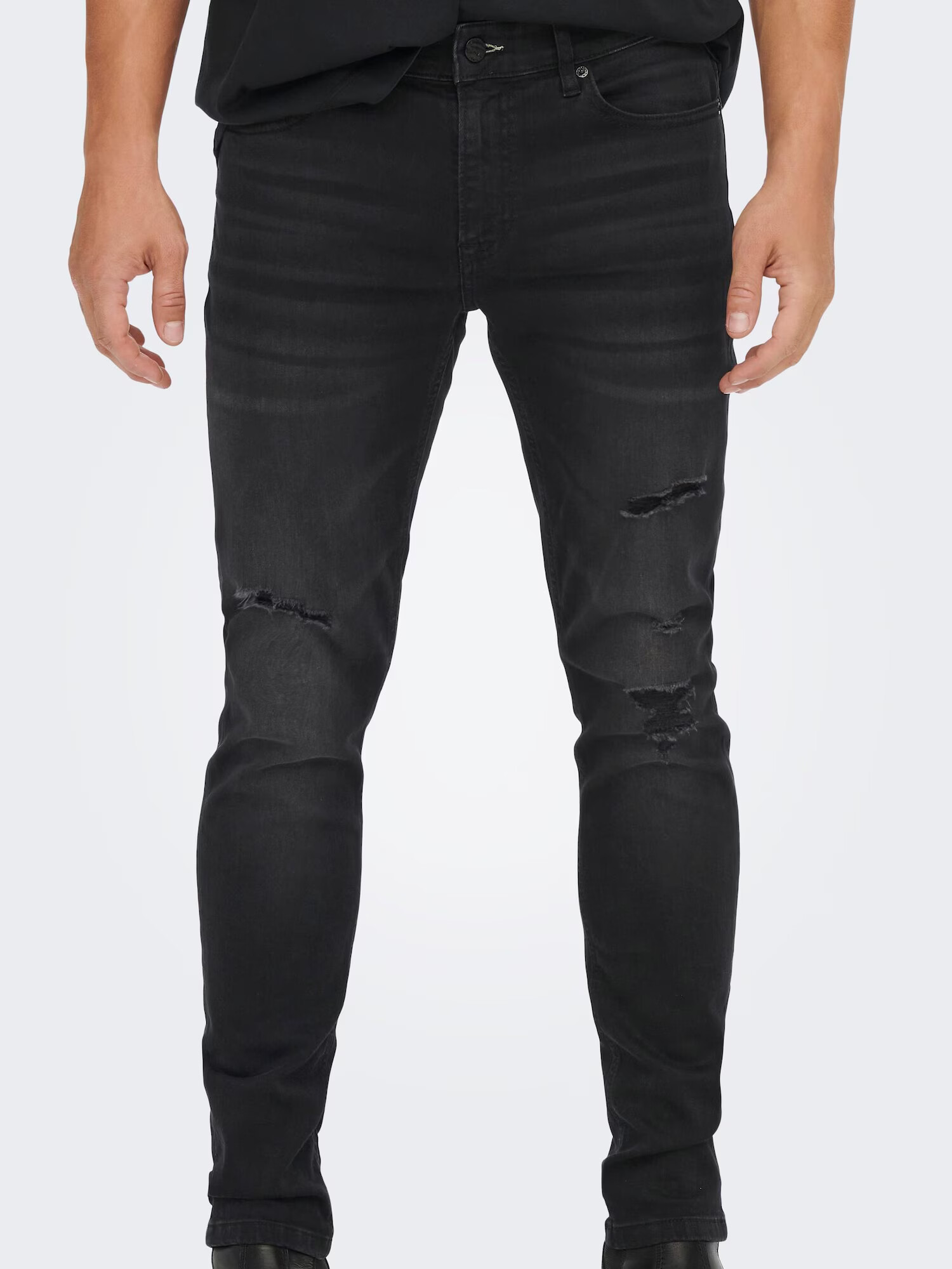 Only & Sons Jeans 'Loom' negru denim - Pled.ro