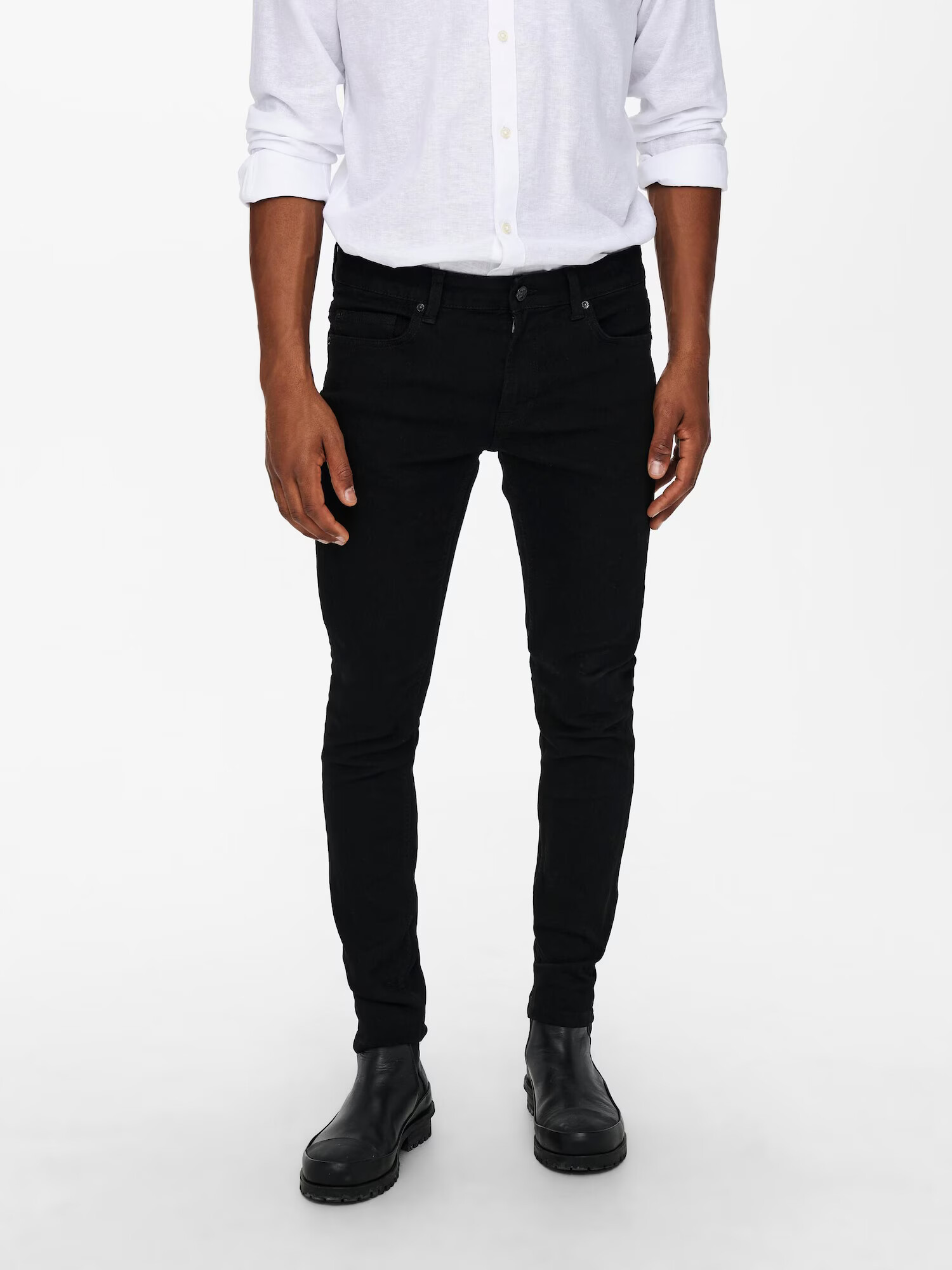 Only & Sons Jeans negru denim - Pled.ro