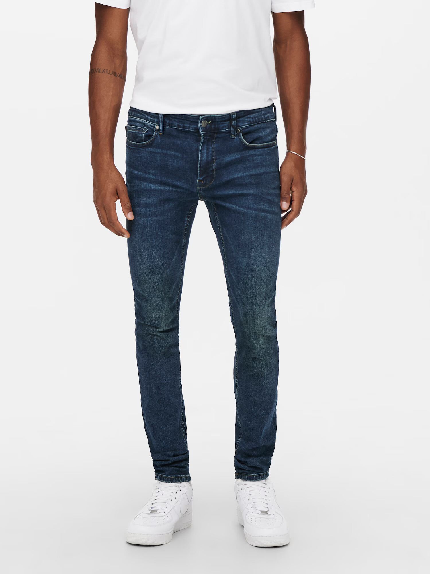 Only & Sons Jeans 'Warp' albastru închis - Pled.ro