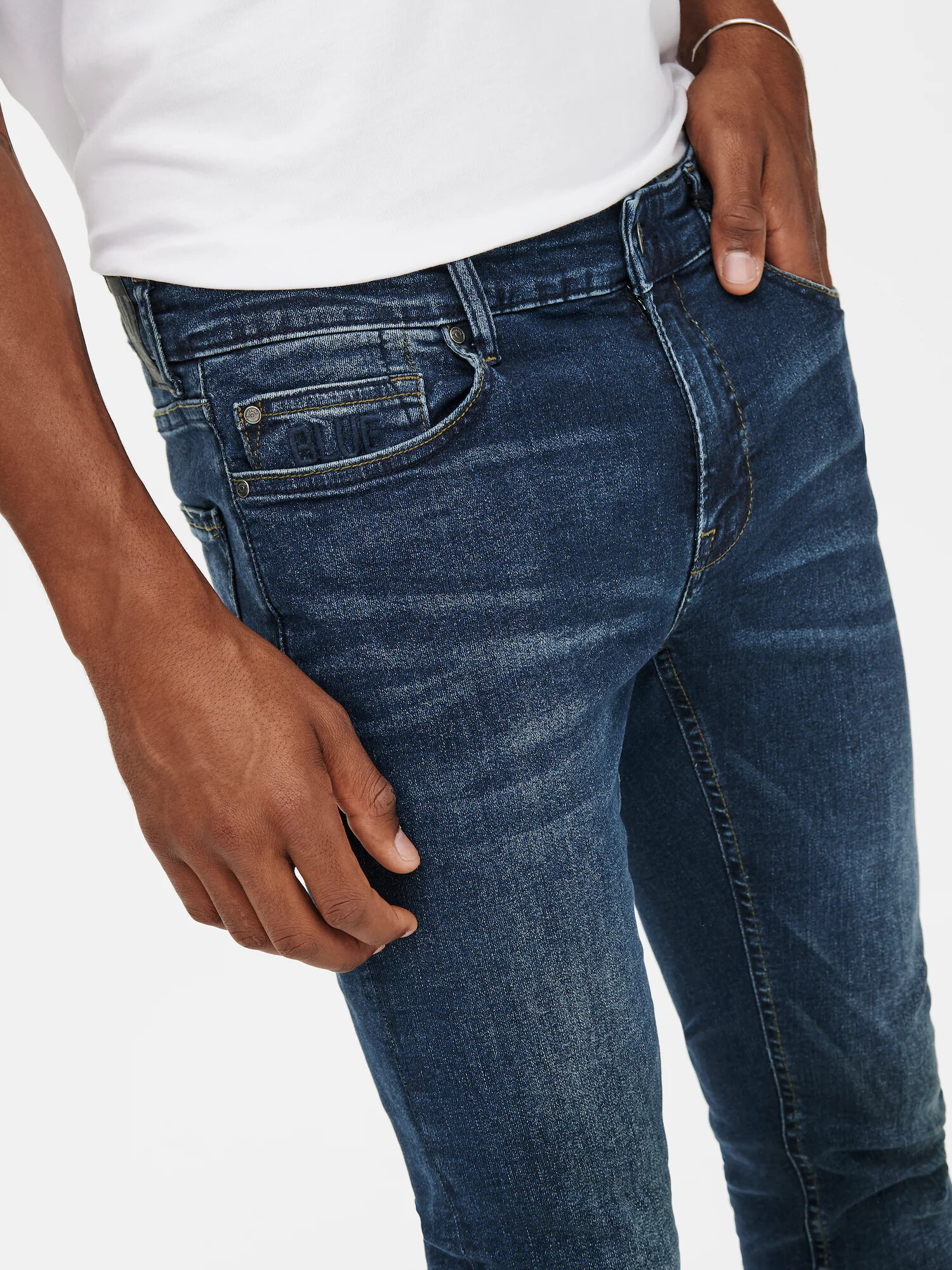 Only & Sons Jeans 'Warp' albastru închis - Pled.ro