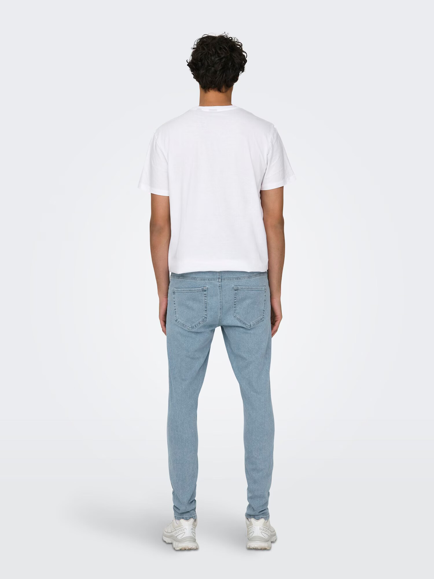 Only & Sons Jeans 'WARP' albastru denim / maro deschis - Pled.ro