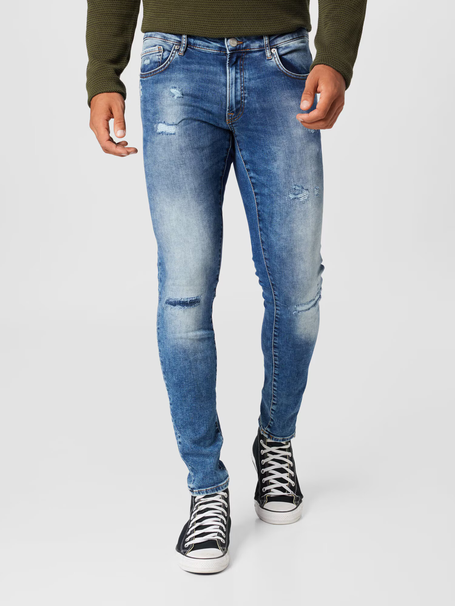 Only & Sons Jeans 'Warp' albastru închis - Pled.ro