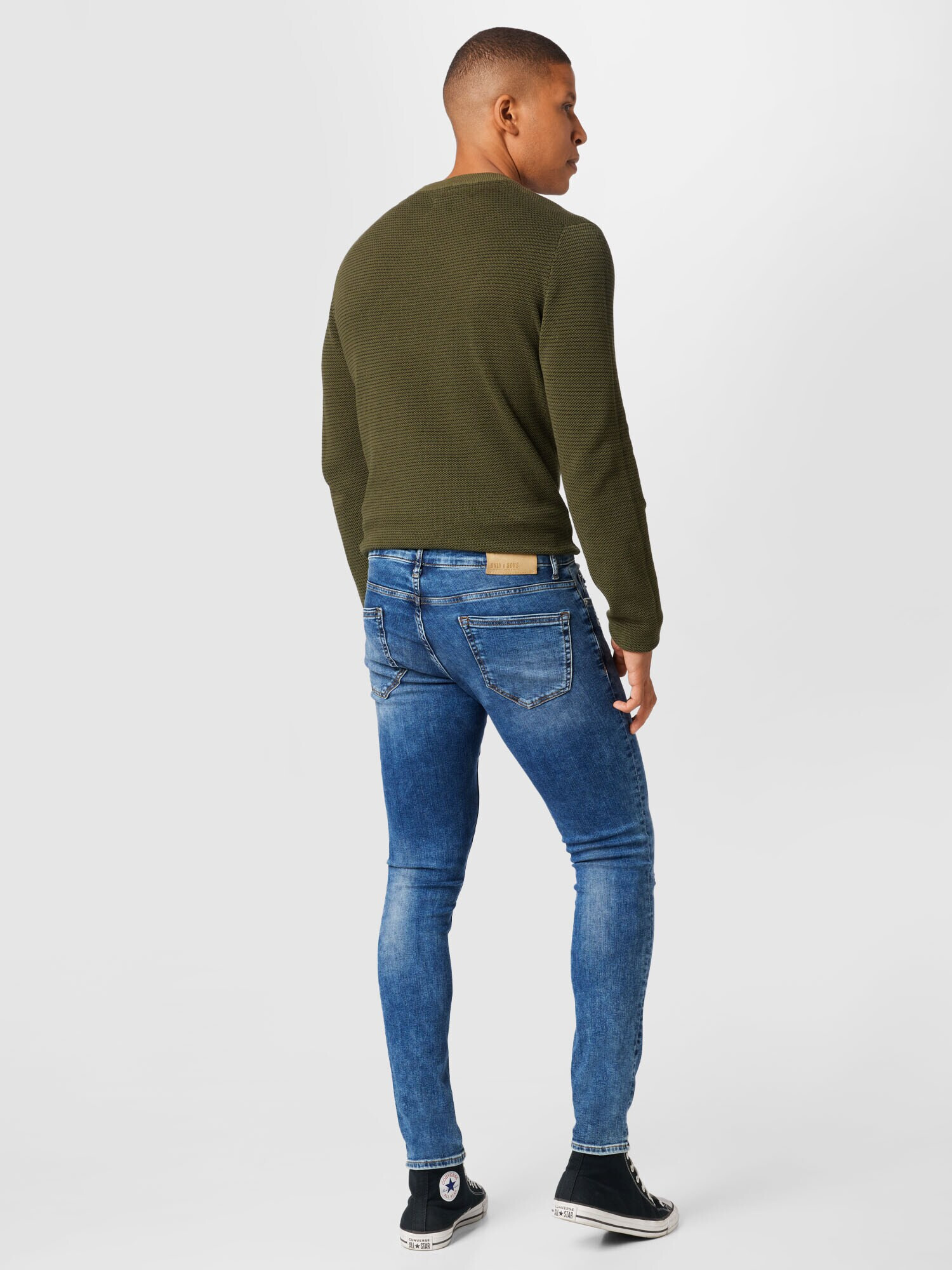 Only & Sons Jeans 'Warp' albastru închis - Pled.ro