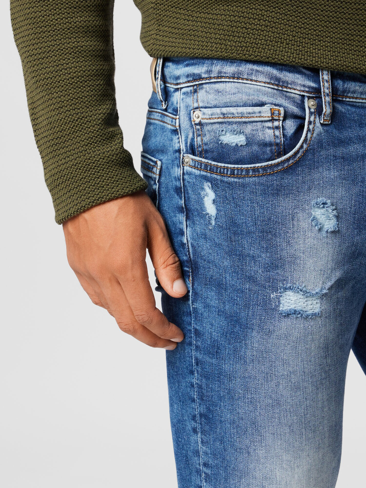 Only & Sons Jeans 'Warp' albastru închis - Pled.ro