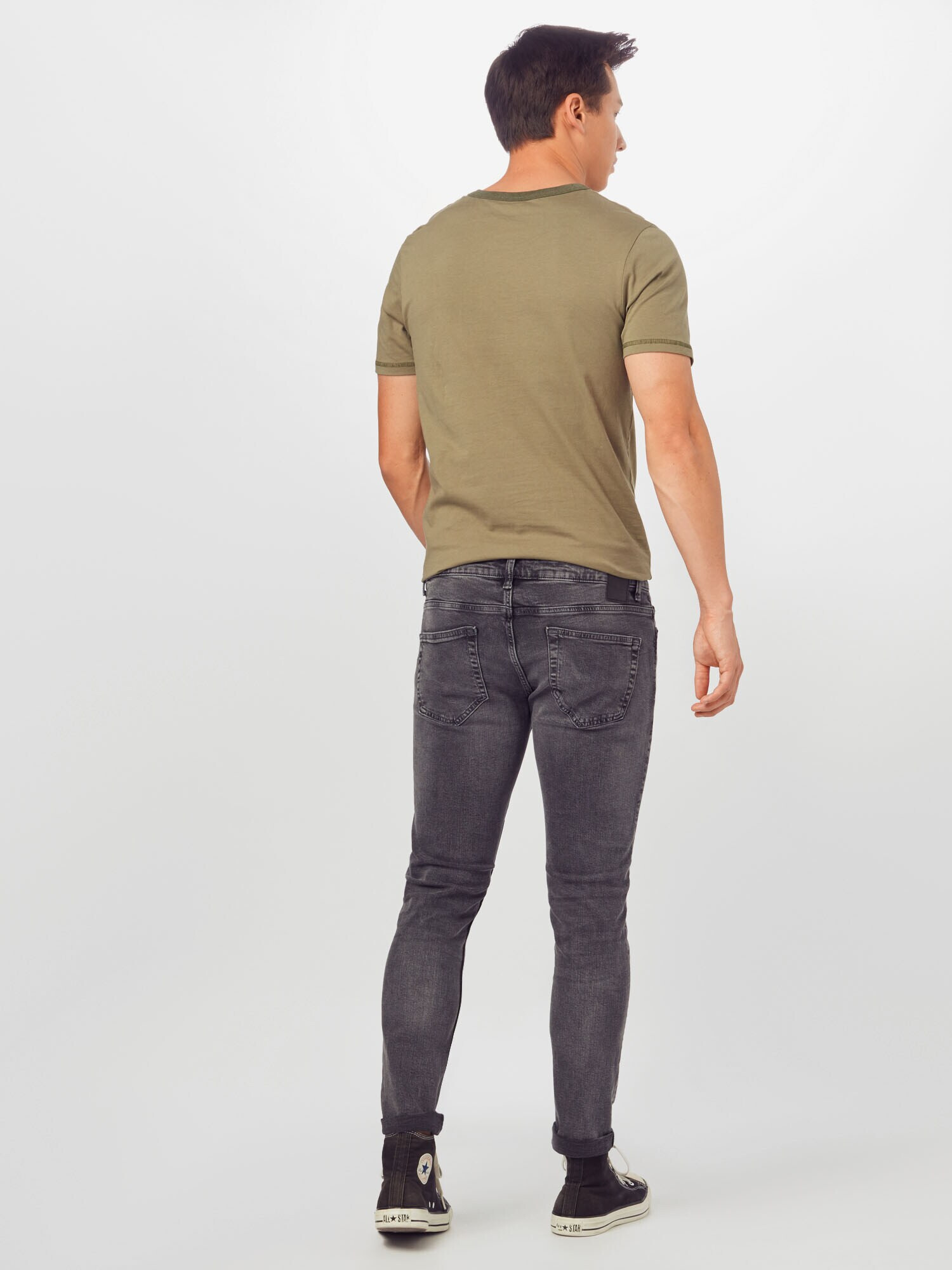 Only & Sons Jeans 'Warp Life' gri închis - Pled.ro