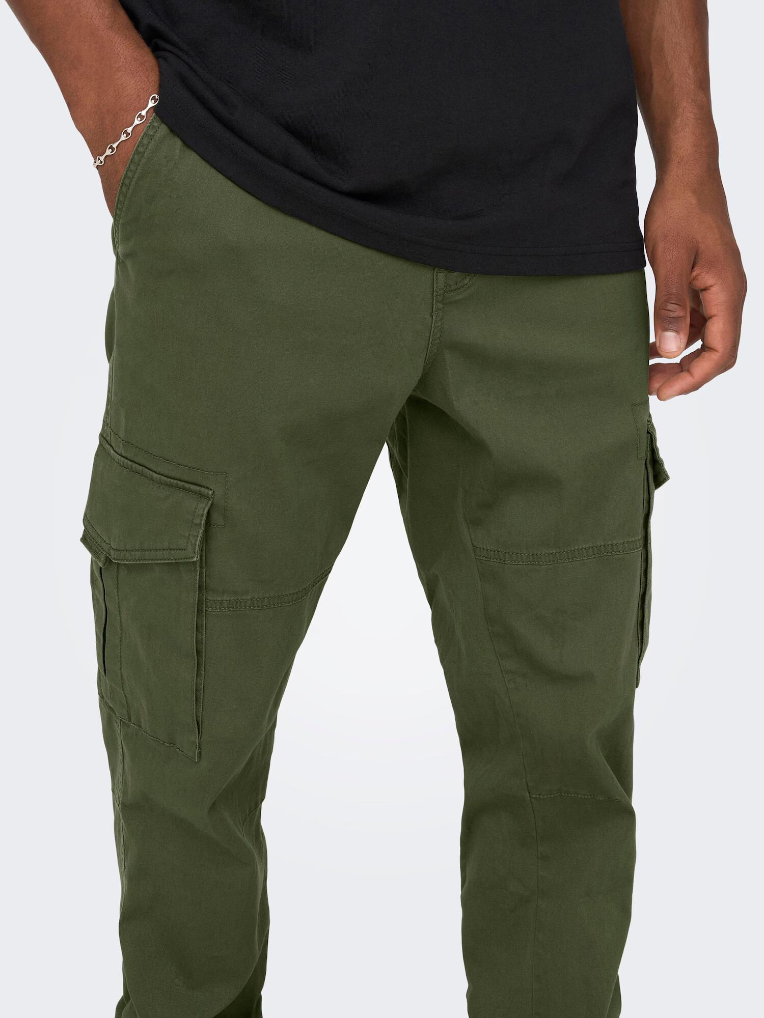 Only & Sons Pantaloni cu buzunare 'Dean' oliv - Pled.ro