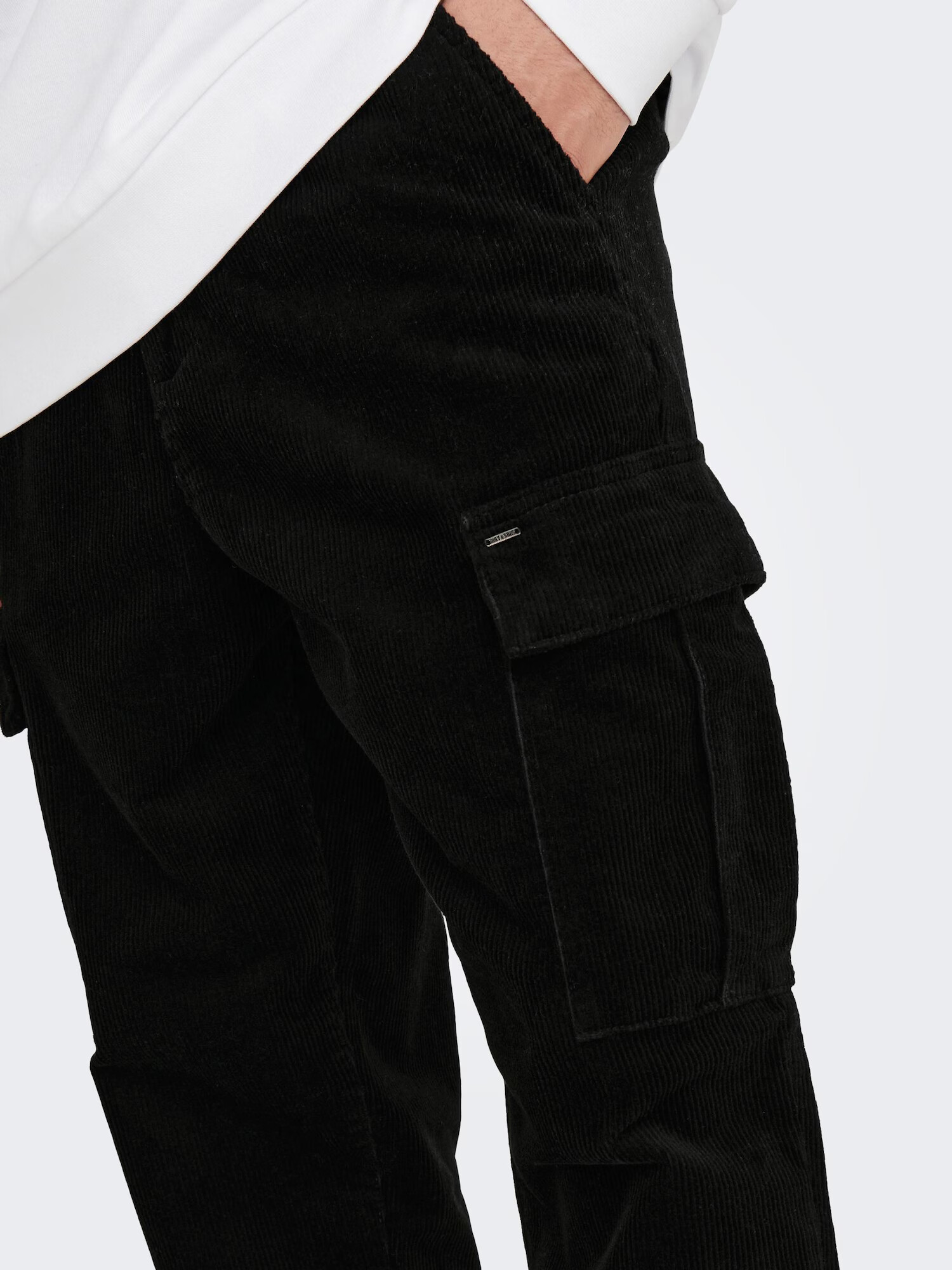 Only & Sons Pantaloni cu buzunare 'Dew' negru - Pled.ro