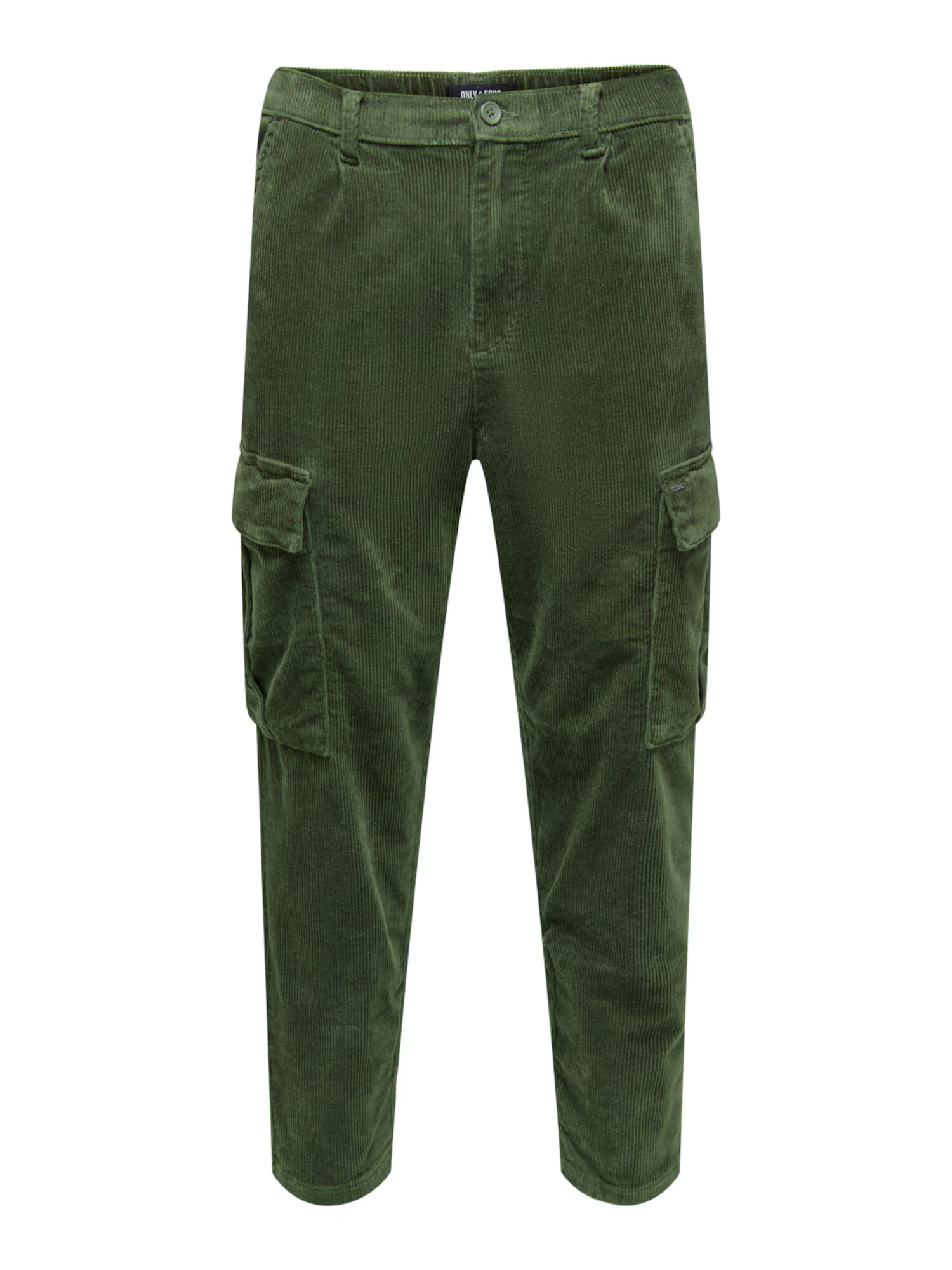 Only & Sons Pantaloni cu buzunare 'Dew' verde închis - Pled.ro