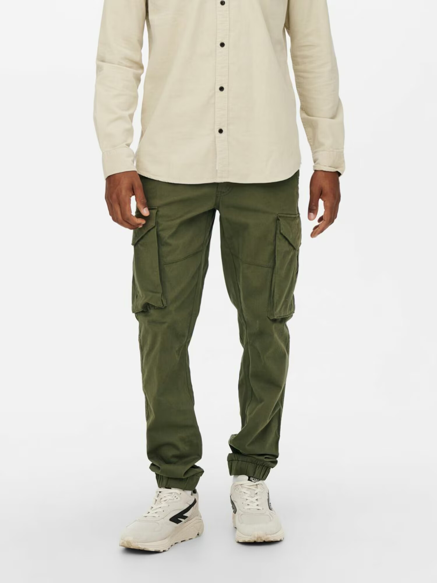 Only & Sons Pantaloni cu buzunare 'Kim' verde - Pled.ro